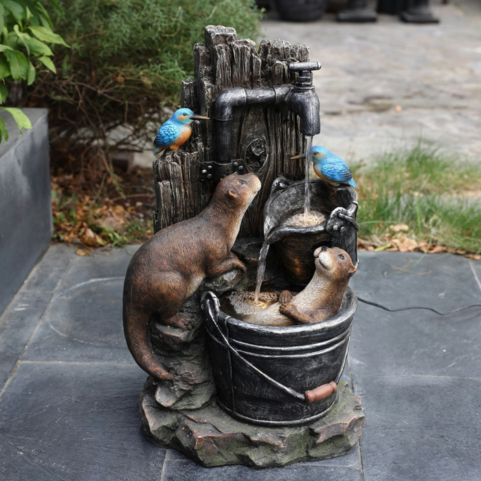Woodland water feature