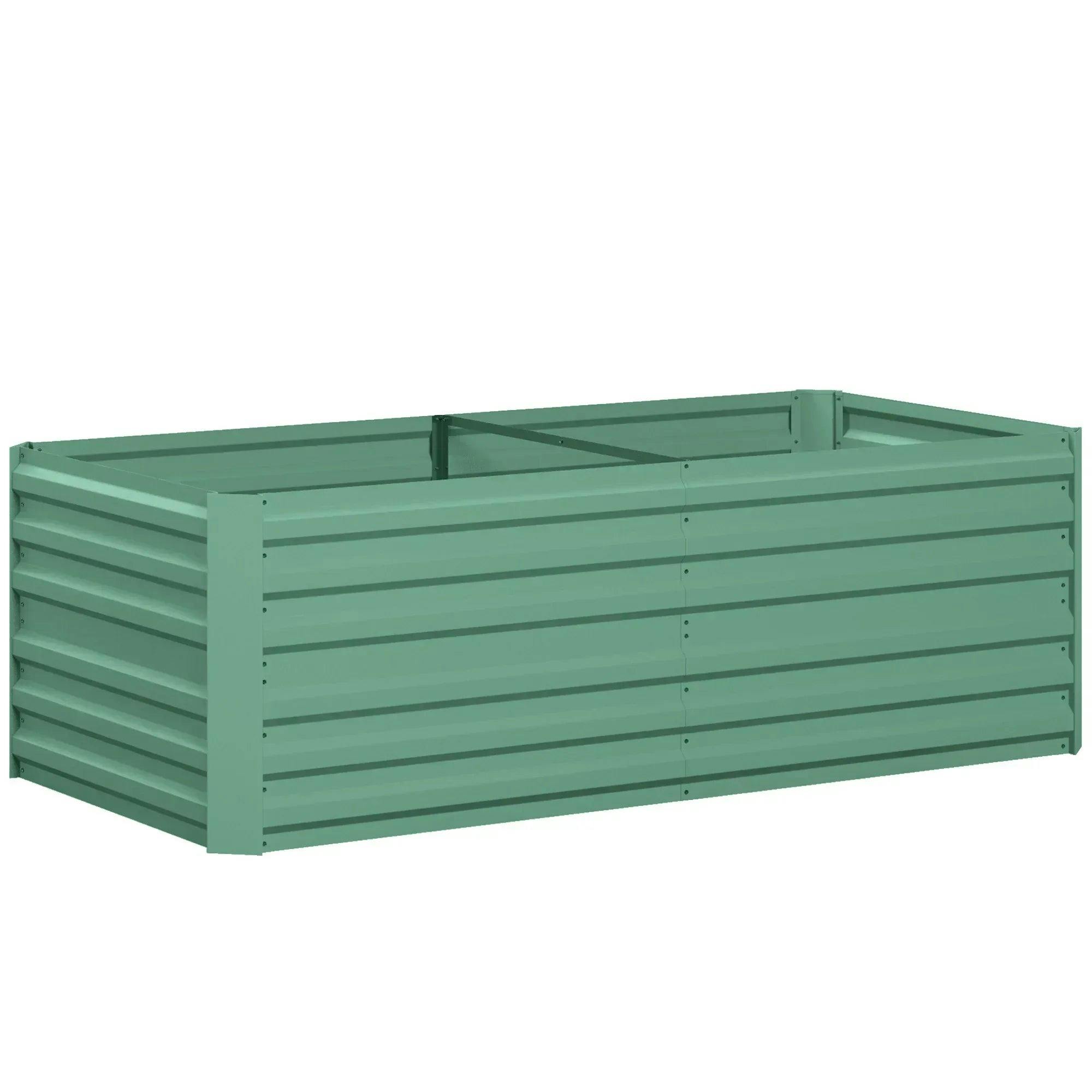 B&Q - (180 X 90 X 59 CmLight Green) Galvanised Raised Bed For Garden - Image 5