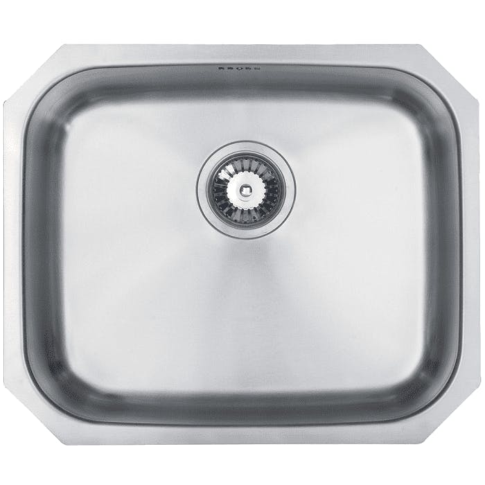 Rackhams Amalfi Large Stainless Steel Undermount Single Bowl Kitchen Sink, Lifetime Guarantee, Easy To Clean, Fast Delivery