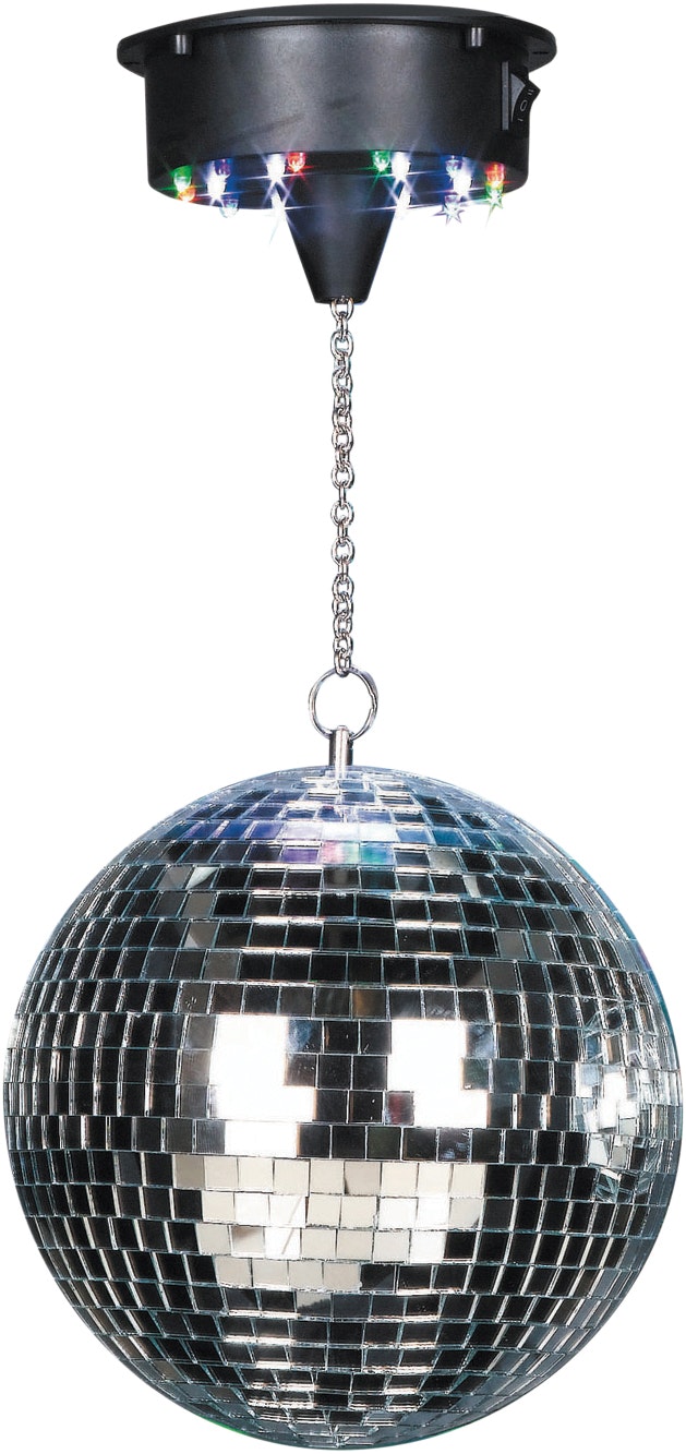 Fx Lab Silver/Light Cheetah Mirror Ball With Led