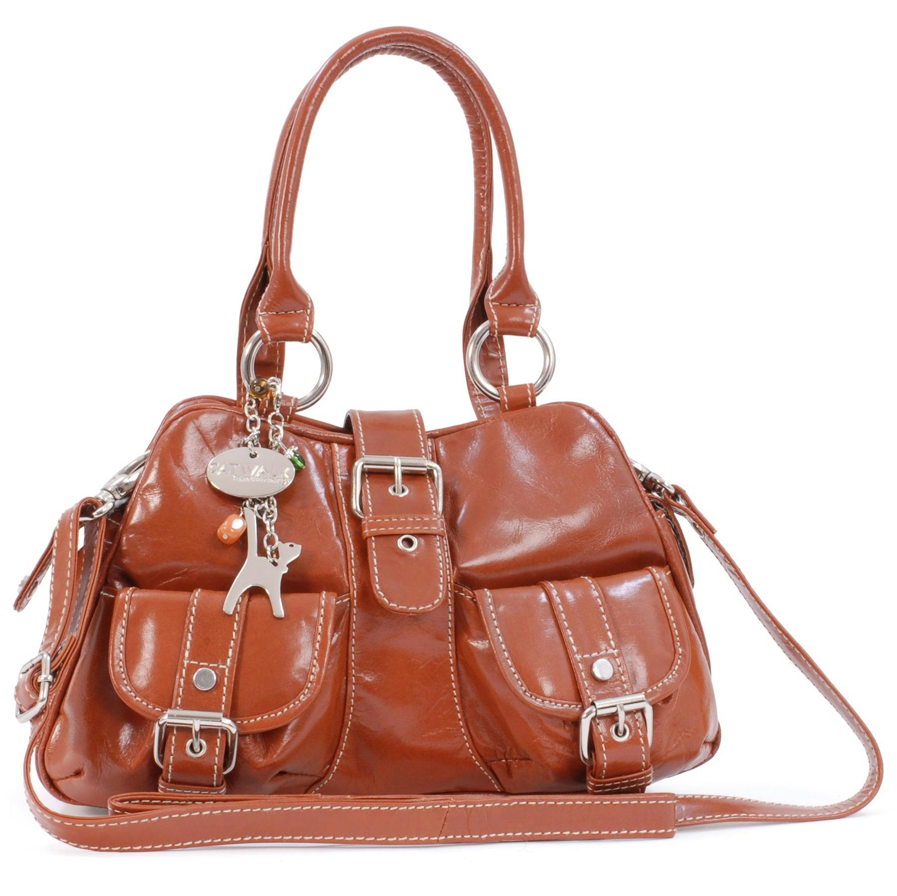 Catwalk Collection Handbags Faith - Handbag - Tan