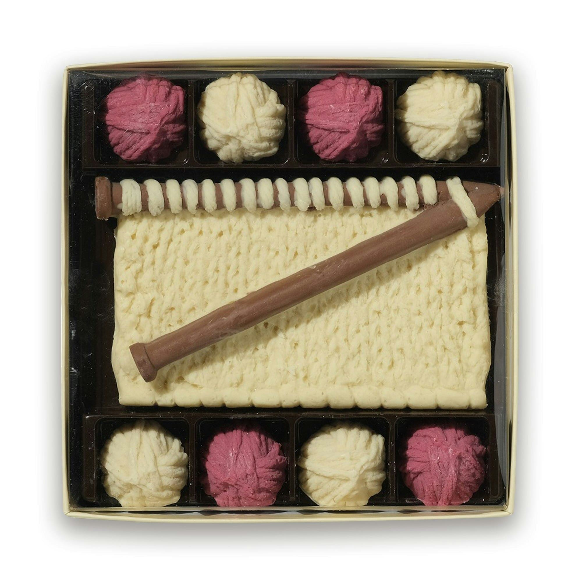 Choc On Choc White Chocolate Knitting Gift Set