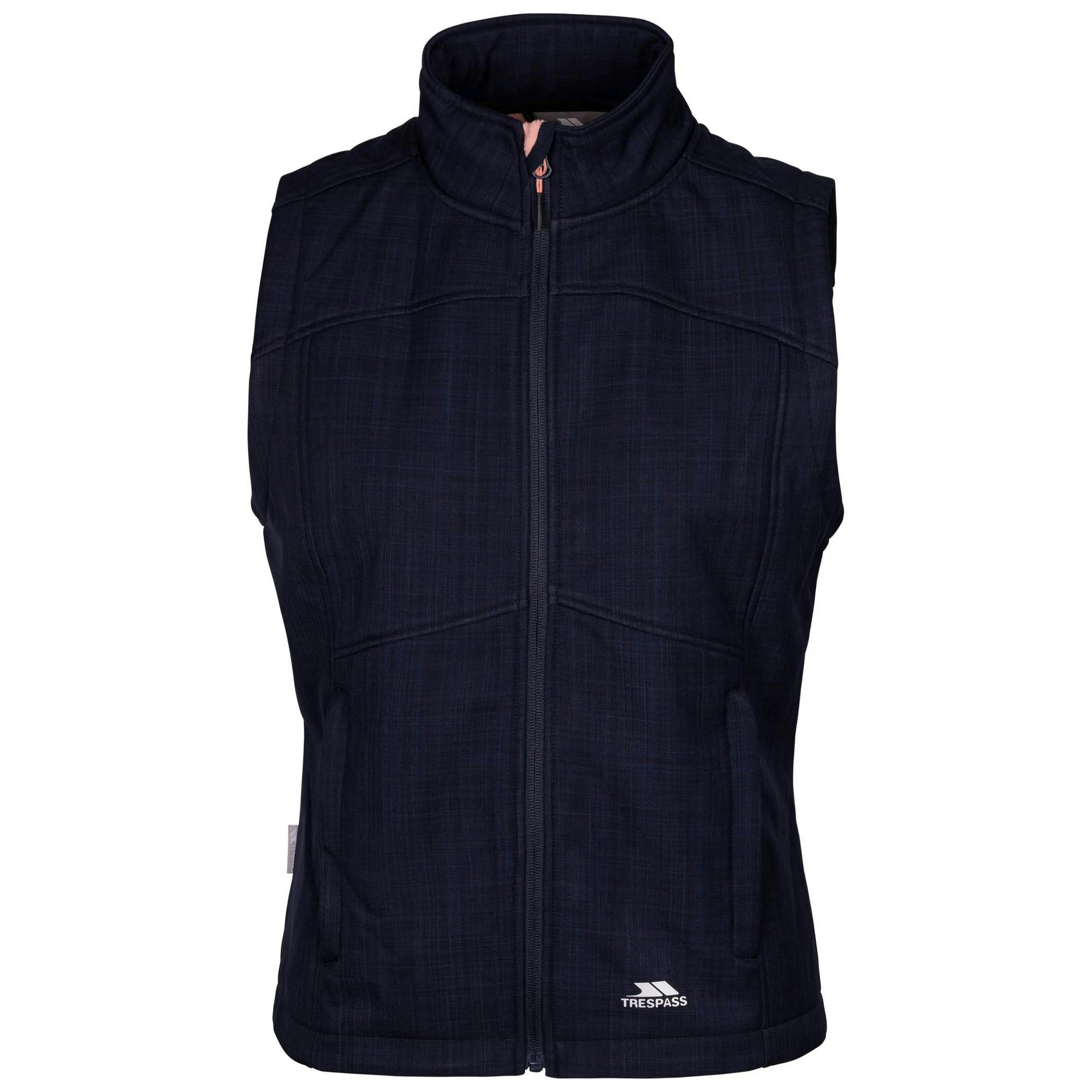 Trespass Women's Mereb Tp50 Softshell Lightweight Gilet - Navy Marl - Xxl - Navy Marl - 100% Polyester