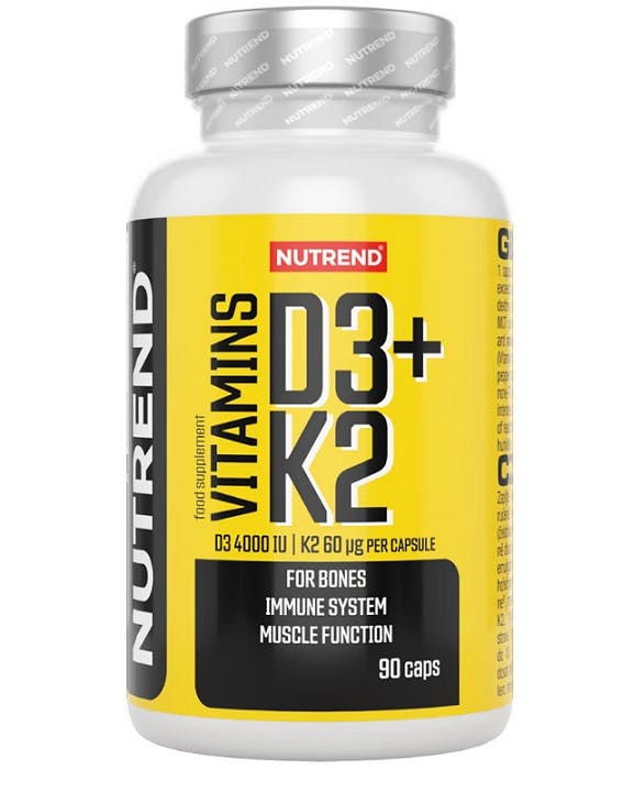 Nutrend Vitamins D3 + K2 90 Capsules - Image 4