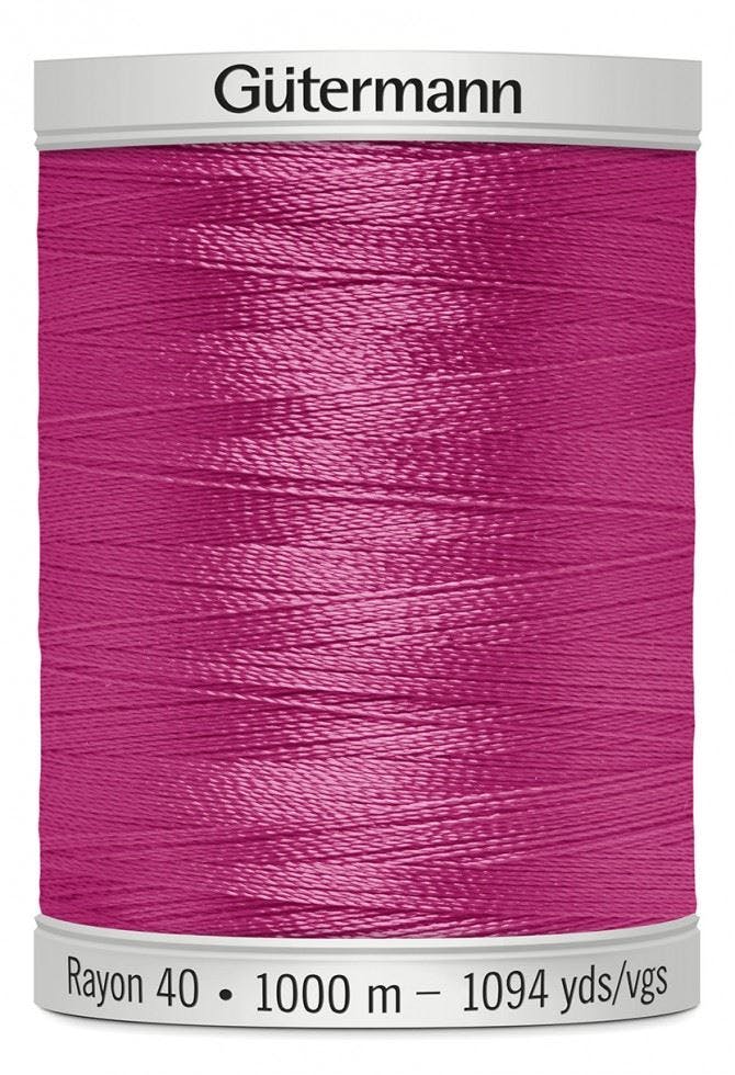 Gutermann No 40 Sulky Rayon Embroidery Thread 1000M Rayon Thread Suitable For Embroidery - 1109 - 1000 Metres