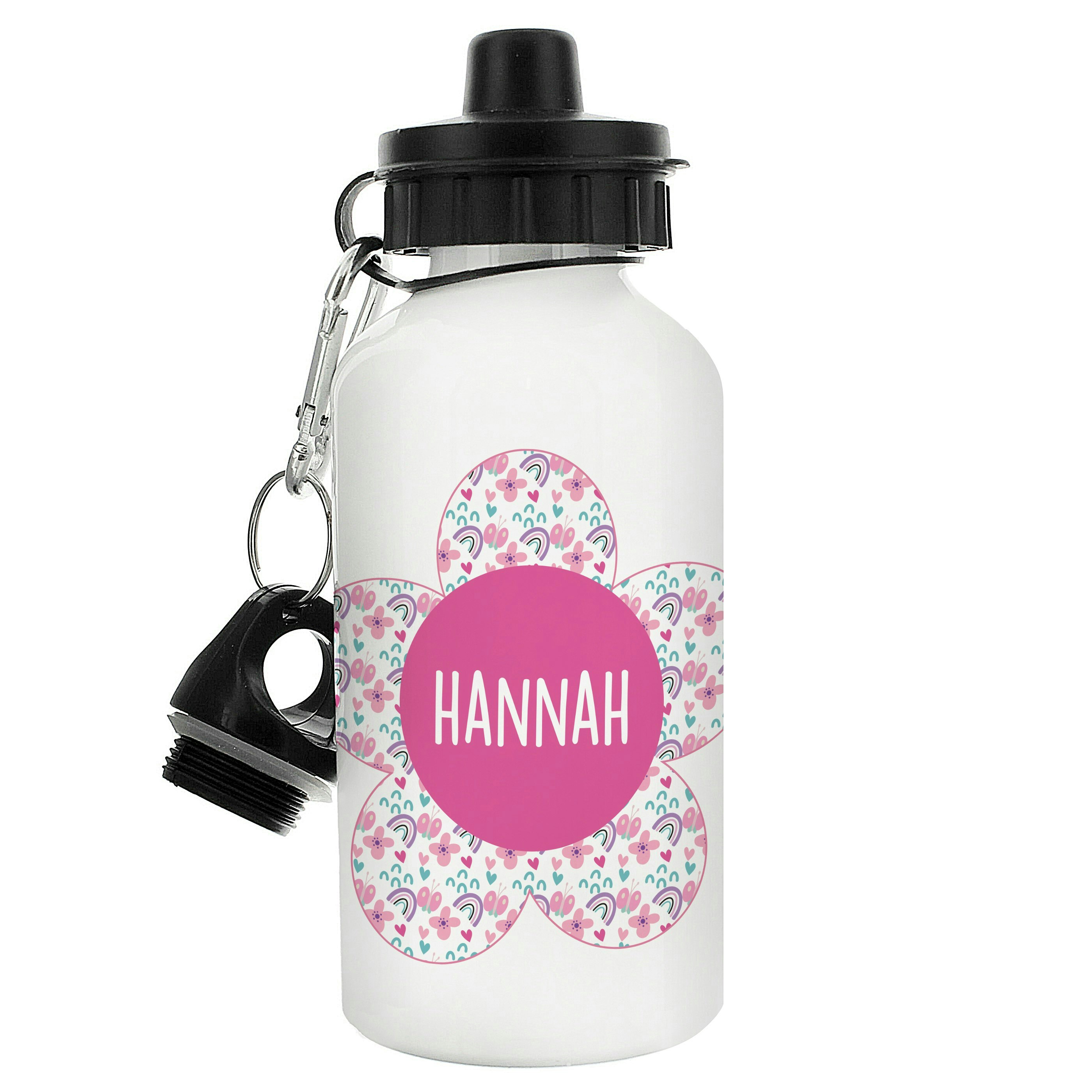Rackhams Personalised Flower Drinks Bottle