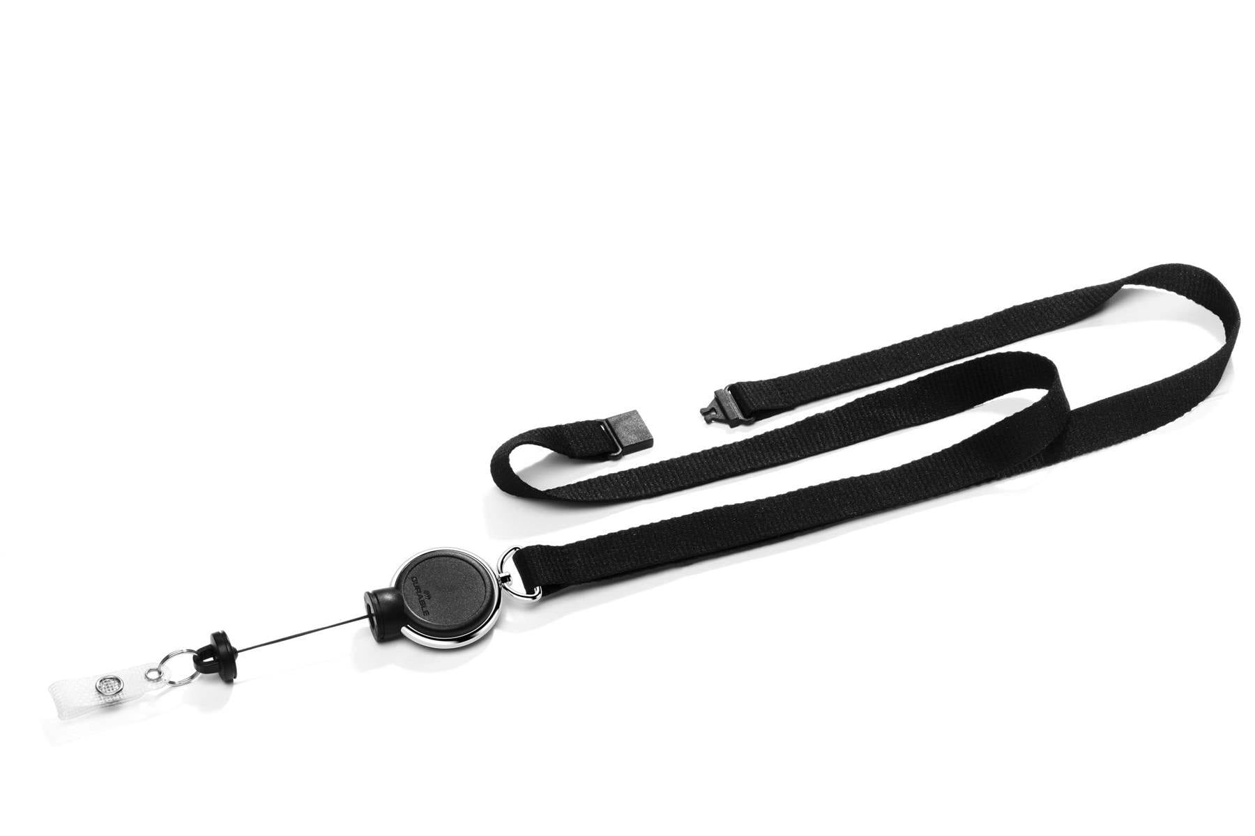 Durable Black Extra Strong Retractable Clip Badge Reels For Id & Keys |