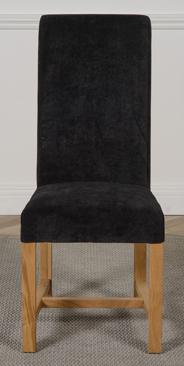 Rackhams Black Washington Fabric Dining Chair - 1