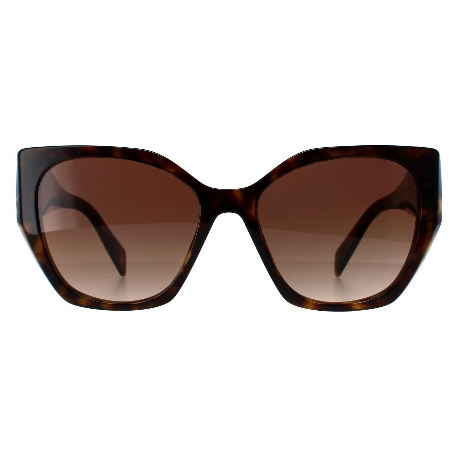 Prada Brown Woman Pr 19Zs 2Au6s1 Sunglasses Acetate Turtle Pillow Normal Shaded - Image 9