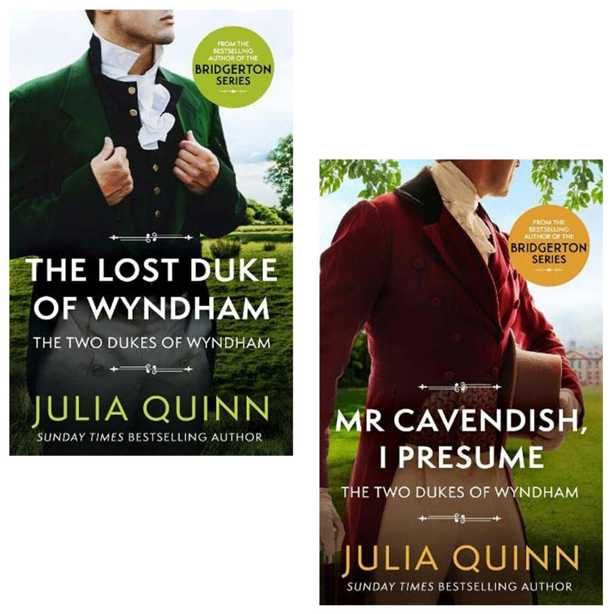 Piatkus Julia Quinn Two Dukes Of Wyndham 2 Book Set (The Lost Duke Of Wyndham & Mr Cavendish, I Presume)