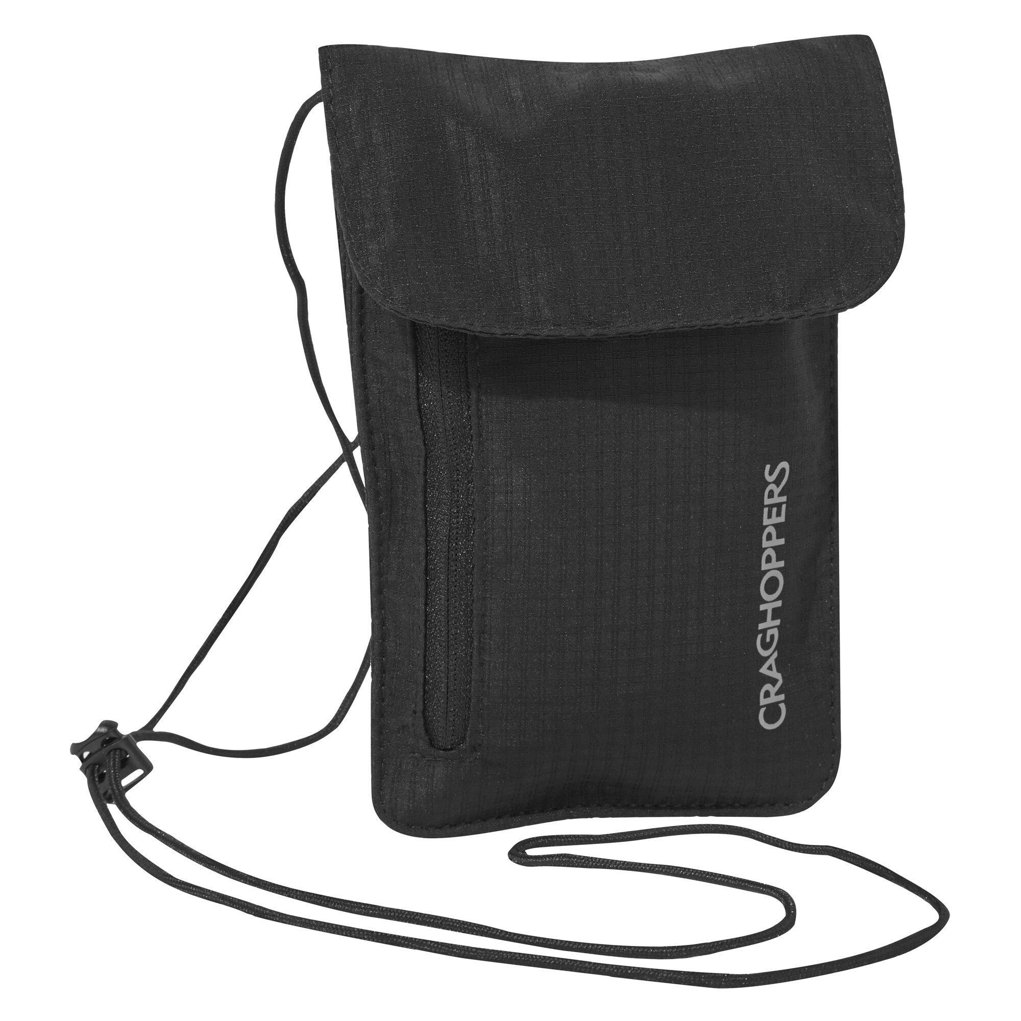 Craghoppers Black Neck Pouch - One Size - 100% Polyester