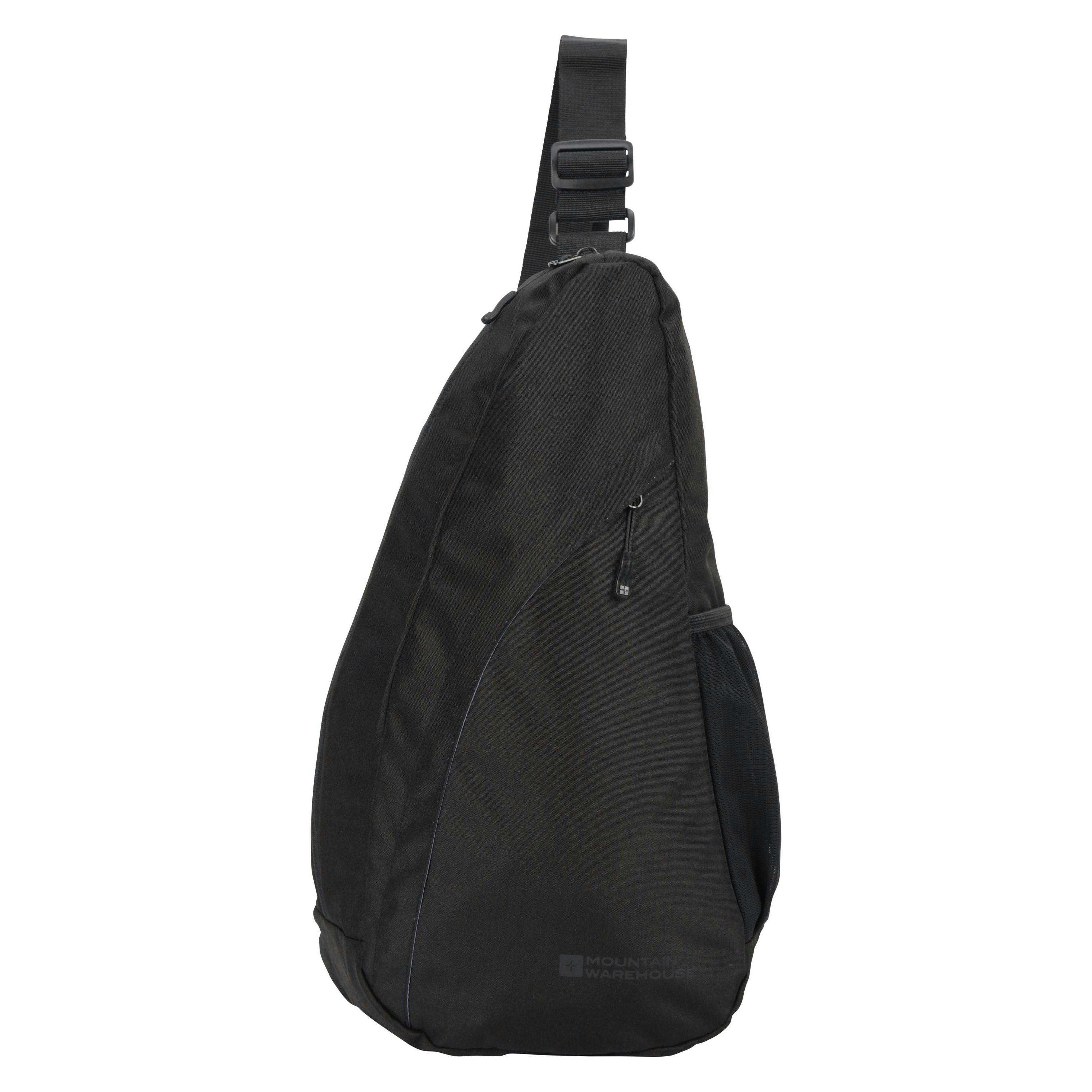 Mountain Warehouse Black Classic 8L Sling Backpack - One Size