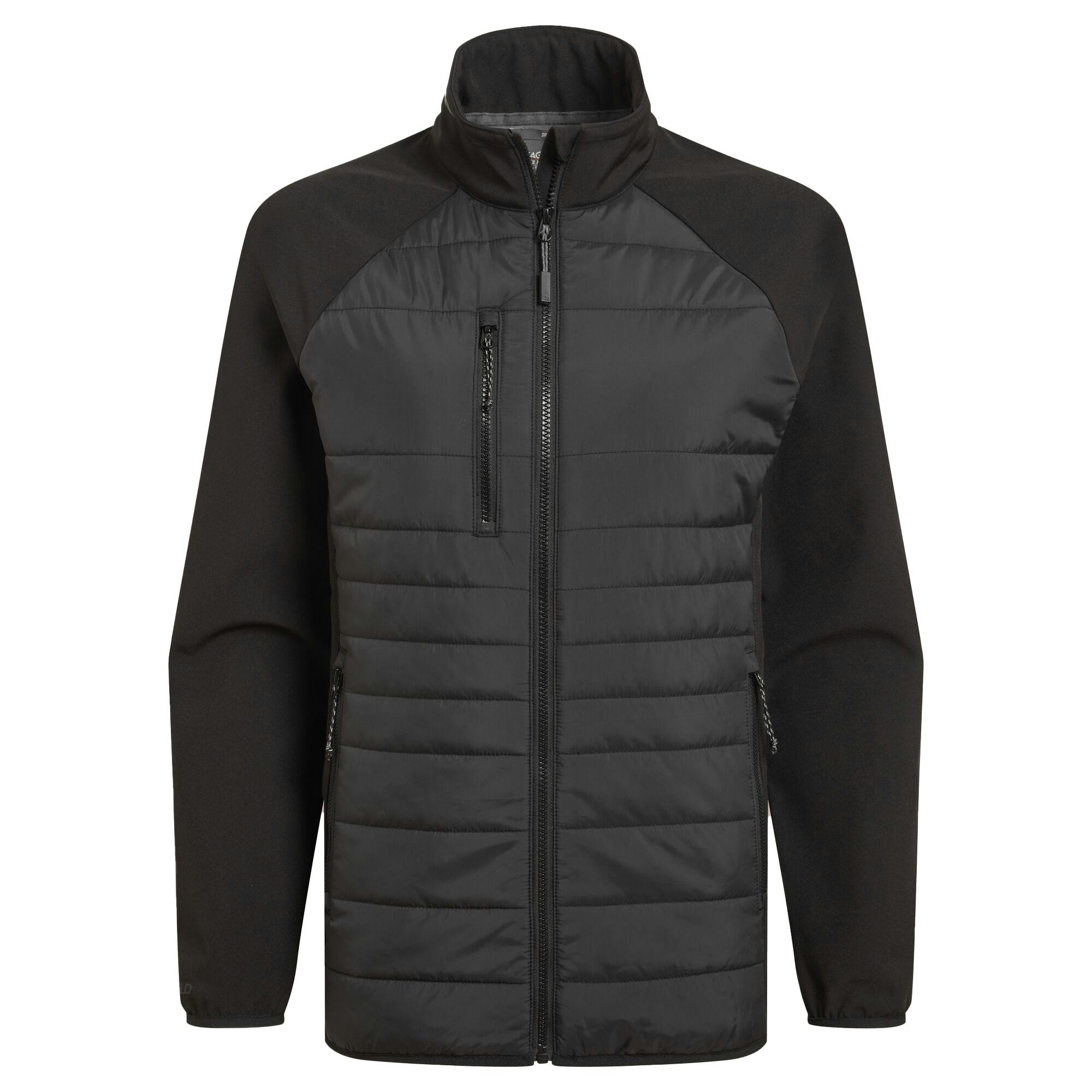 Craghoppers Women's Black Expert Compresslite Hybrid Jacket - 16 Uk - 97% Recycled Polyester/3% Elastane