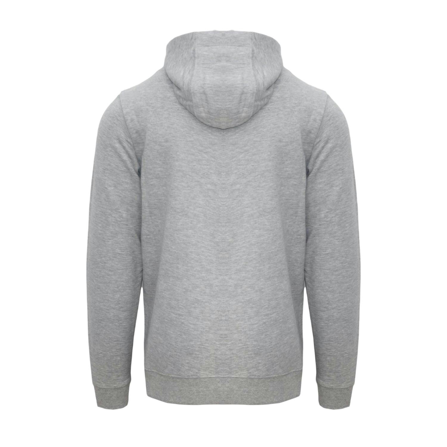Aquascutum Men's Grey Lettering Hoodie - M - 100% Cotton