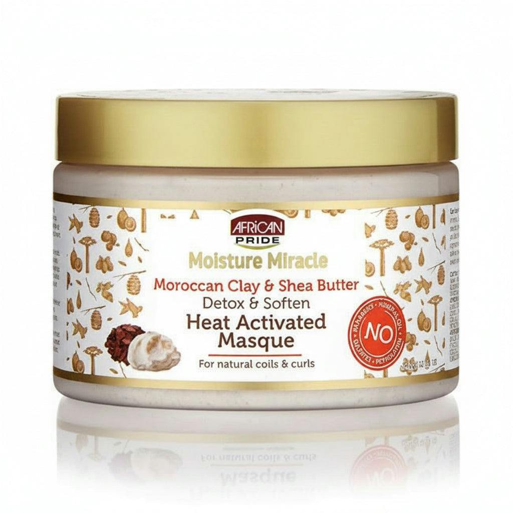 African Pride Red Moroccan Clay & Shea Butter Mask 12Oz