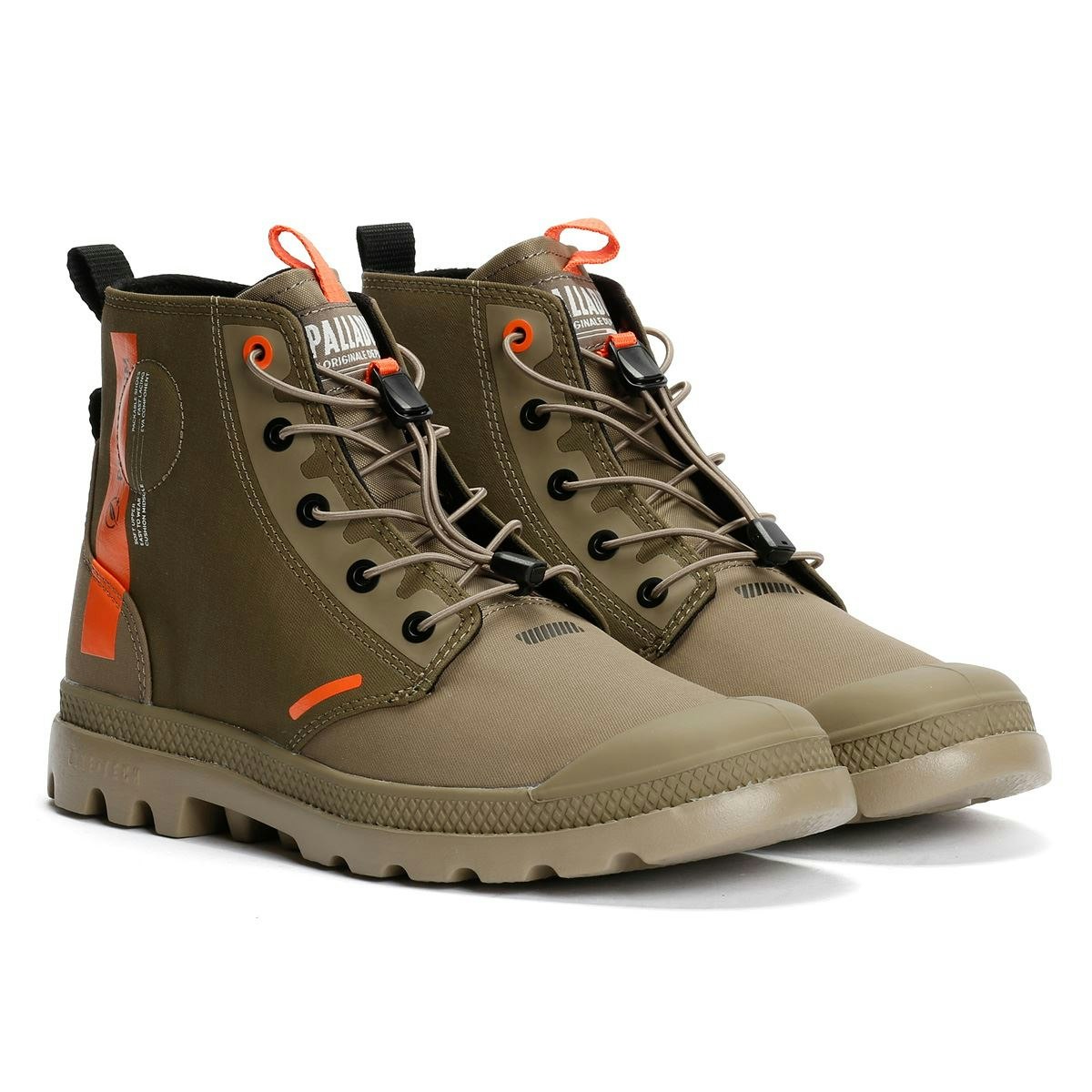 Palladium Men's Pampa Lite Journey Olive Night Boots - Uk 4 / Eu 37 / Us 4.5