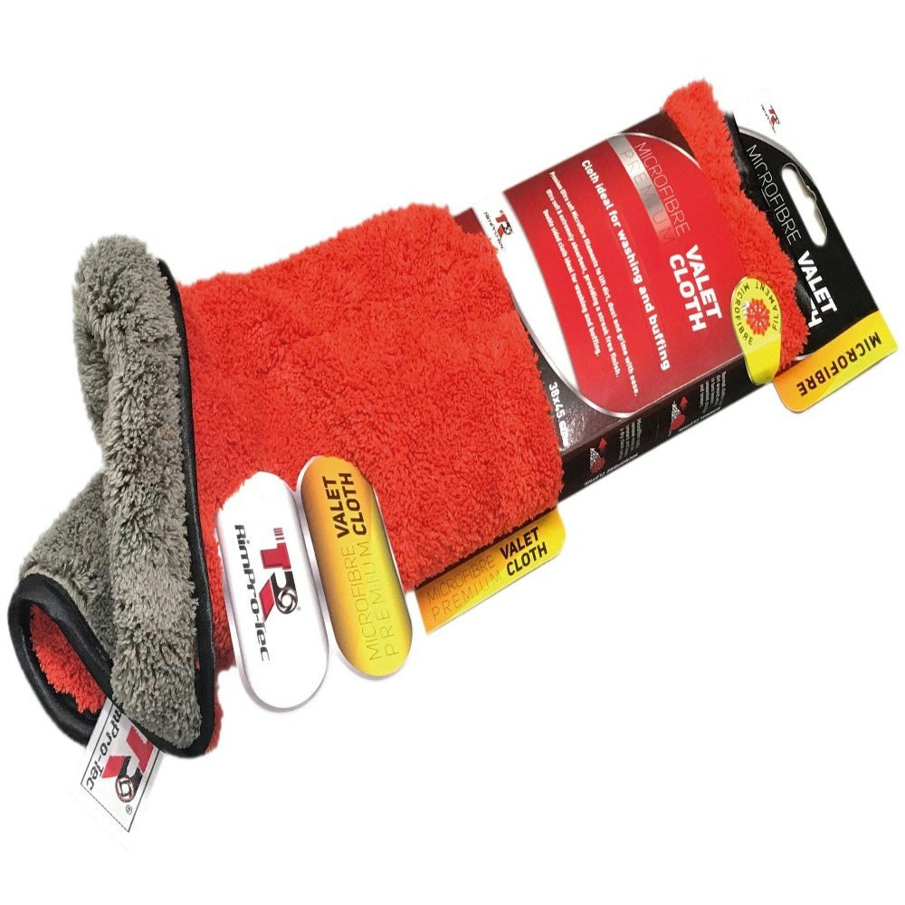 Rimpro-Tec Group Red/Grey Large Microfiber Cloth For Car Cleaning | Rimpro-Tec