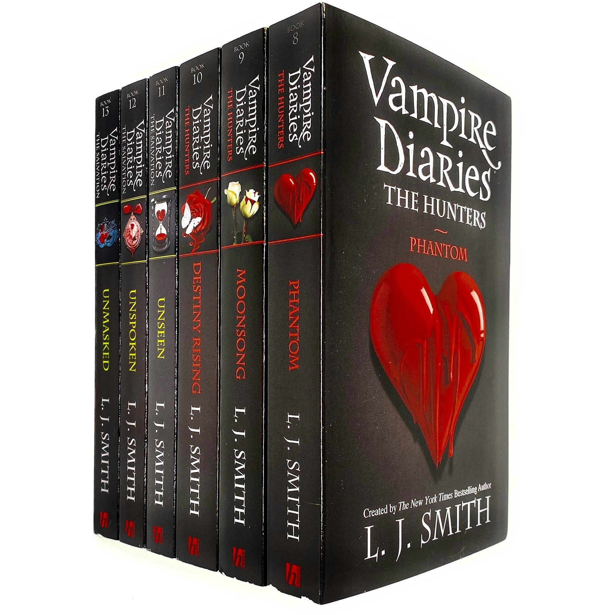 Hodder Vampire Diaries Complete Collection Books Set By L. J. Smith (Book 8 To 13) Size 6