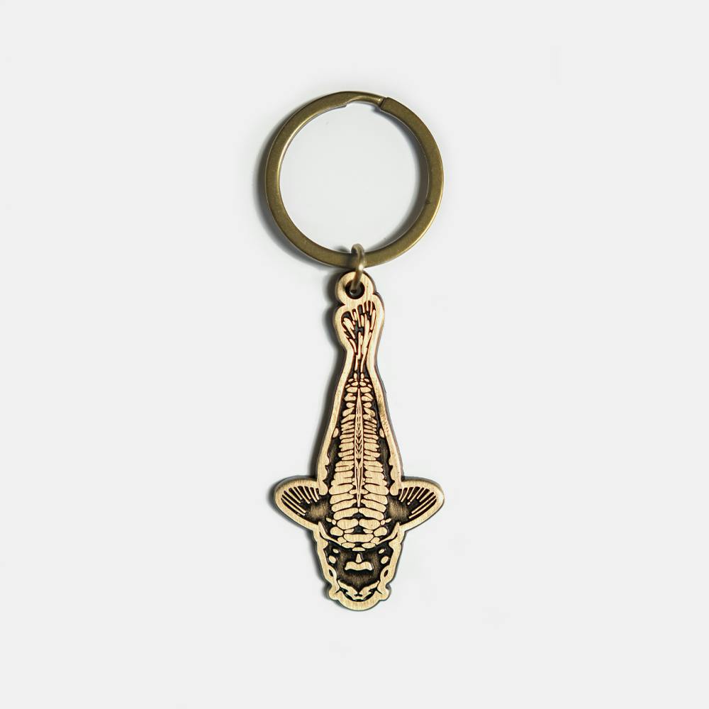 Kumu Gold New Moon Keyring - One Size