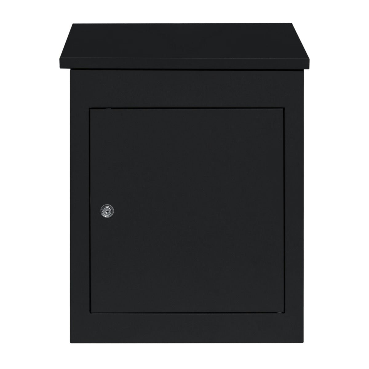 Rackhams Black Anti-Theft Parcel Post Box