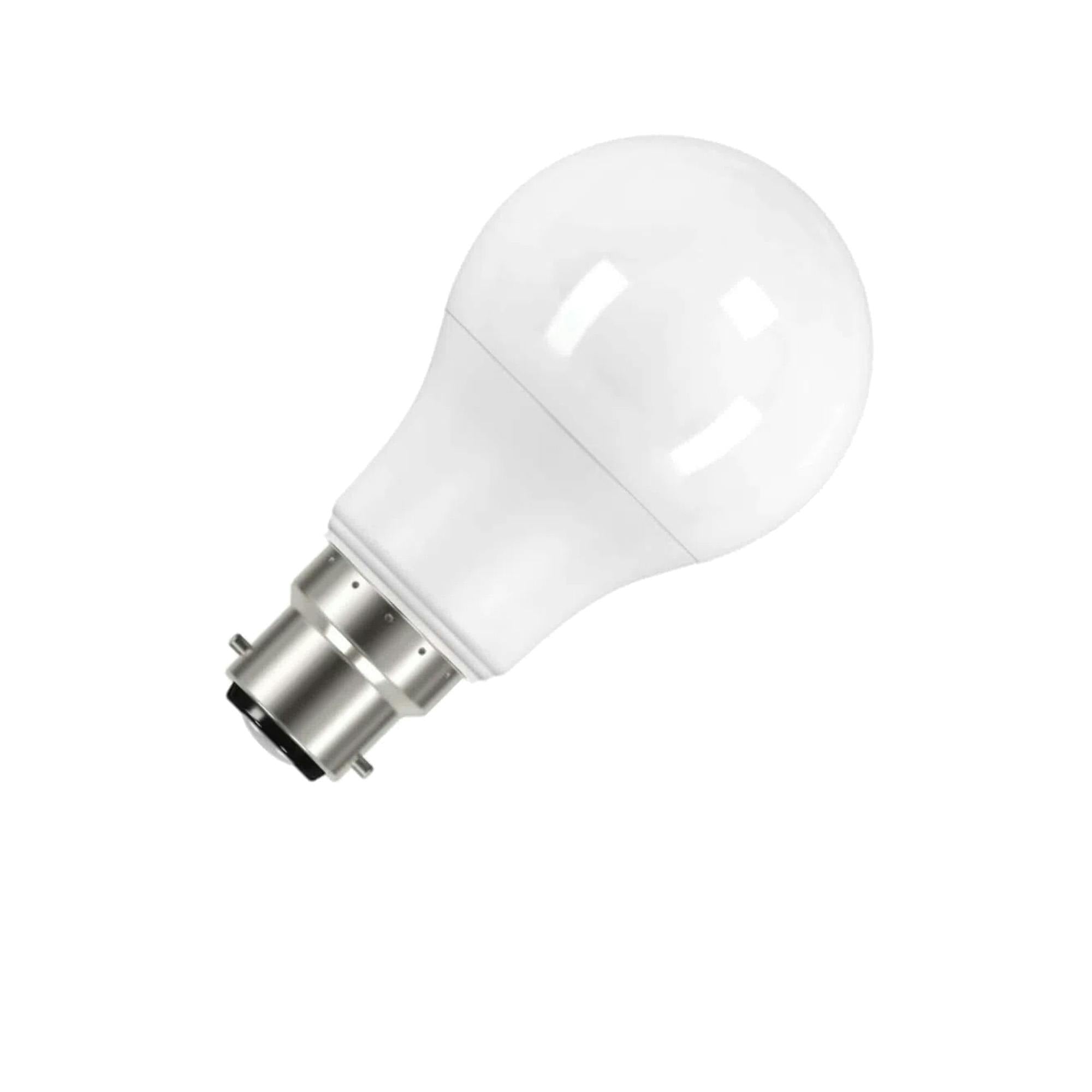 Rackhams White Led Gls B22 Opal Boxed Bulb - Warm - 5.6W - Warm - 100% Glass