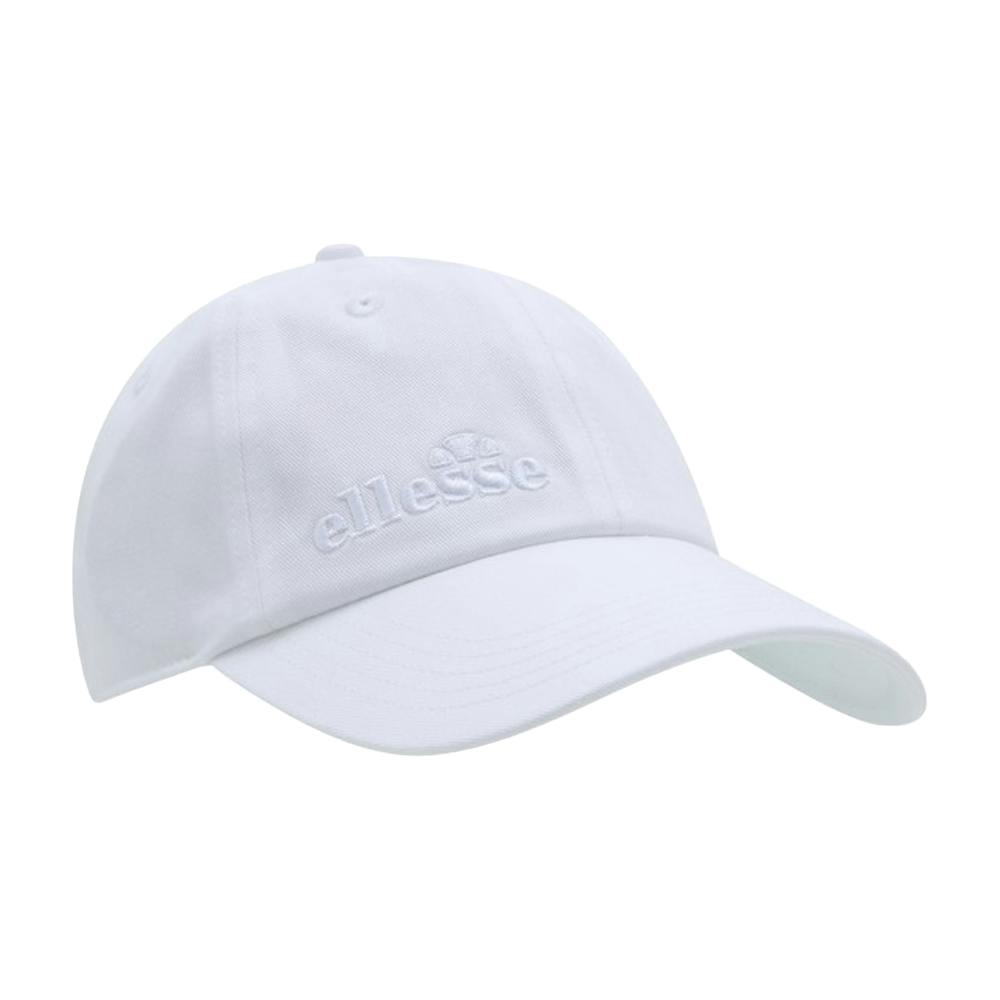 Ellesse White Arona Embroidered Logo Cap - One Size - 100% Mixed