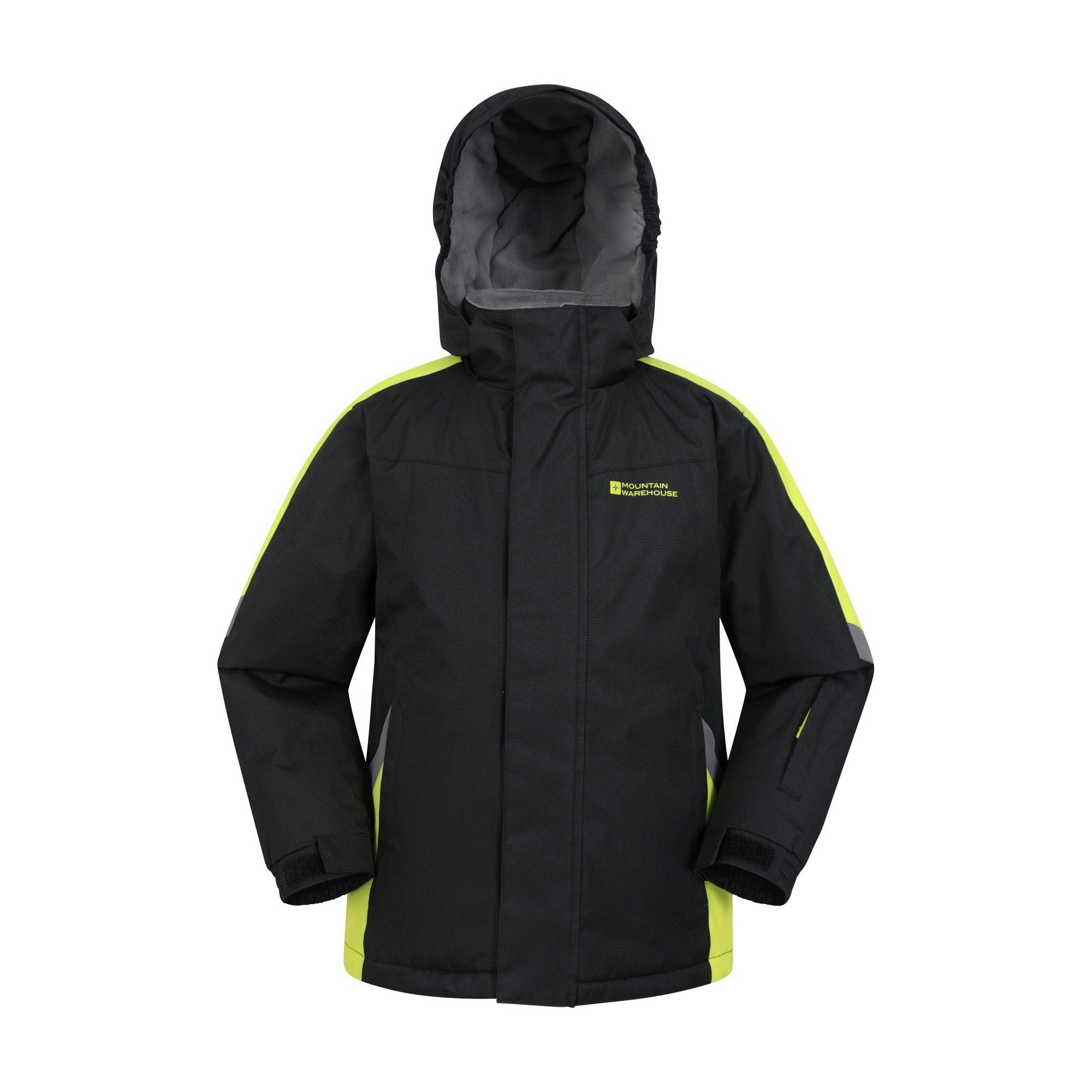 Mountain Warehouse Black Childrens/Kids Raptor Snow Ski Jacket - Jet - Jet - Size 13 Years