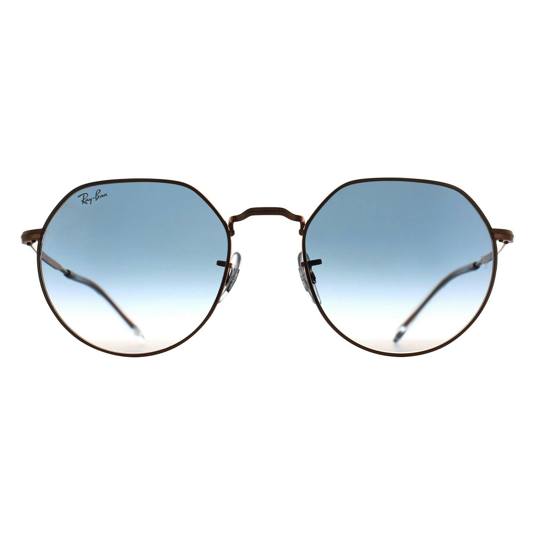 Ray-Ban Gold/Blue Sunglasses Rb3565 Jack 92023F Polished Rose Gradient