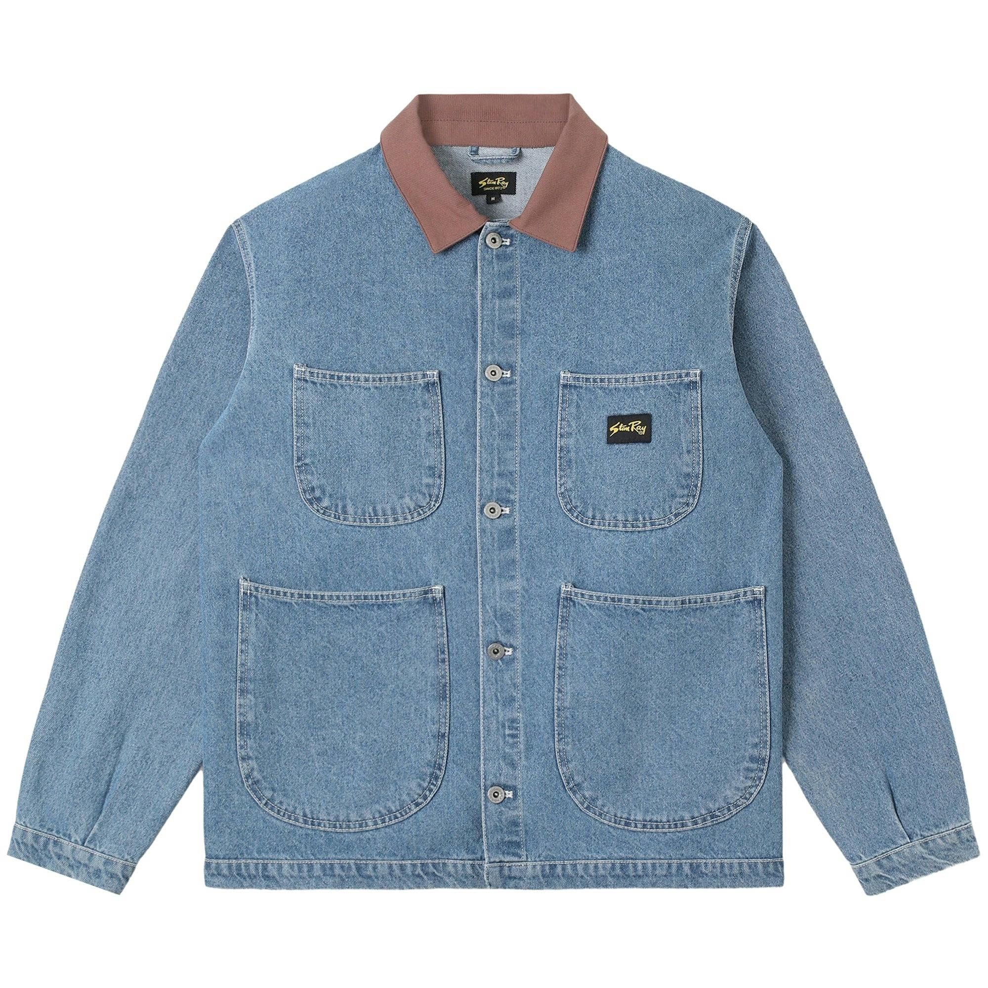 Stan Ray Coverall Jacket - 70S Stone Denim - Small