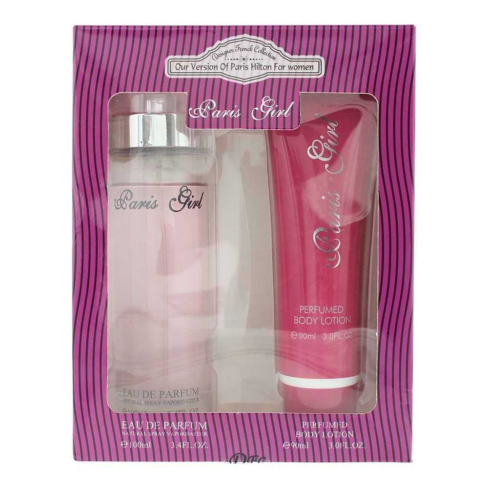 Designer French Collection Paris Girl Eau De Parfum Gift Set 2 Pieces - Image 6