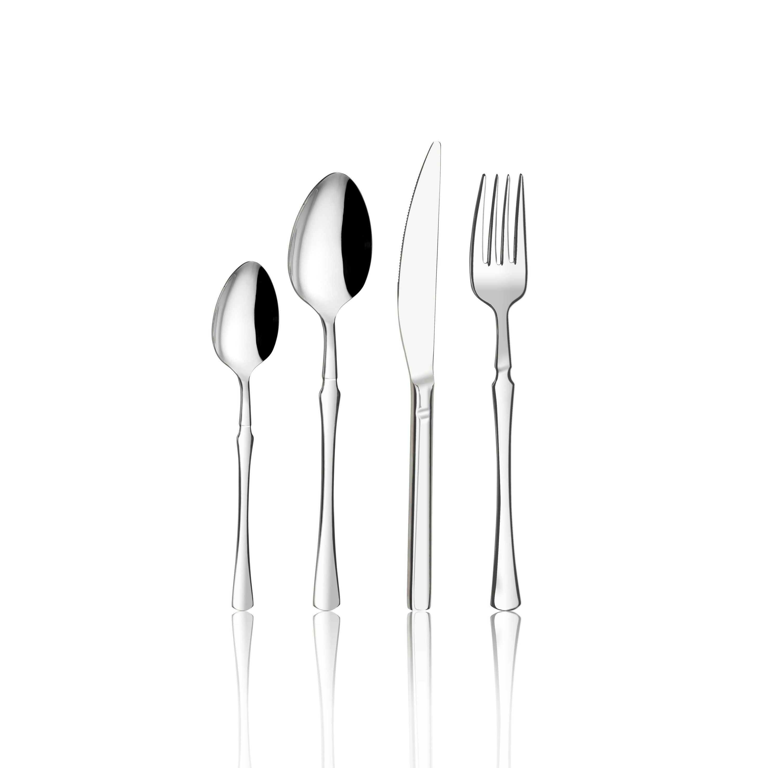 Rackhams Kardelen Collection 24-Piece Cutlery Set (For 6 People)