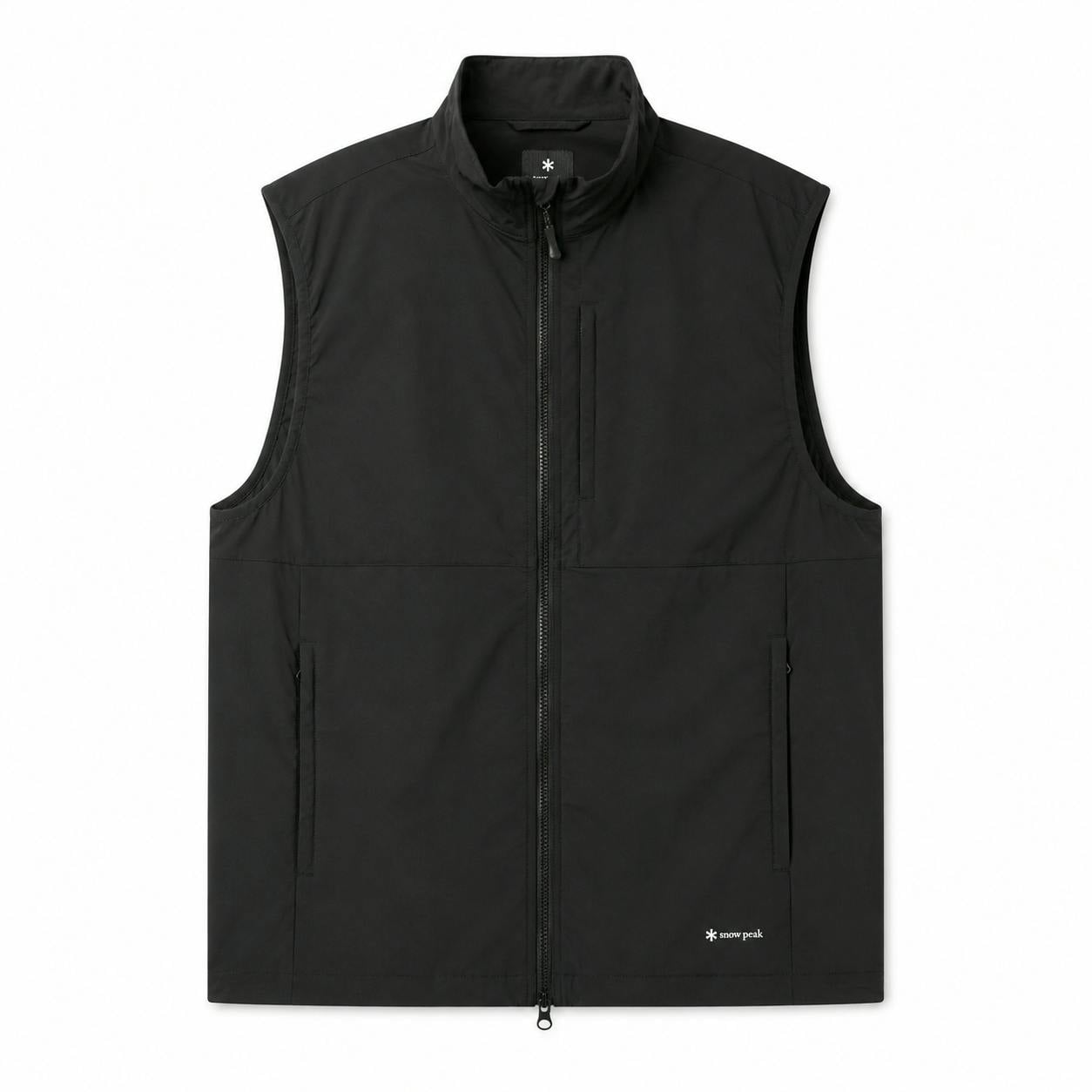 Snow Peak Black Utility Vest Gilet - M