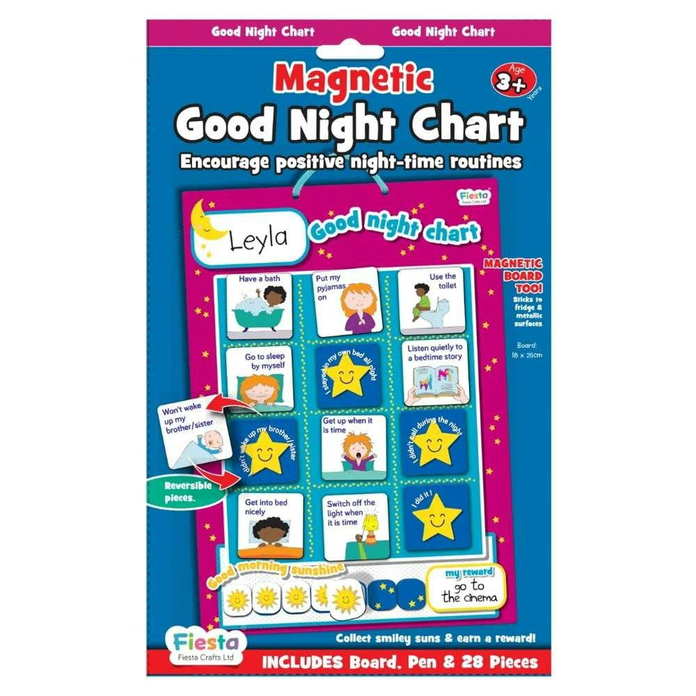 Fiesta Crafts Magnetic Good Night Chart Small