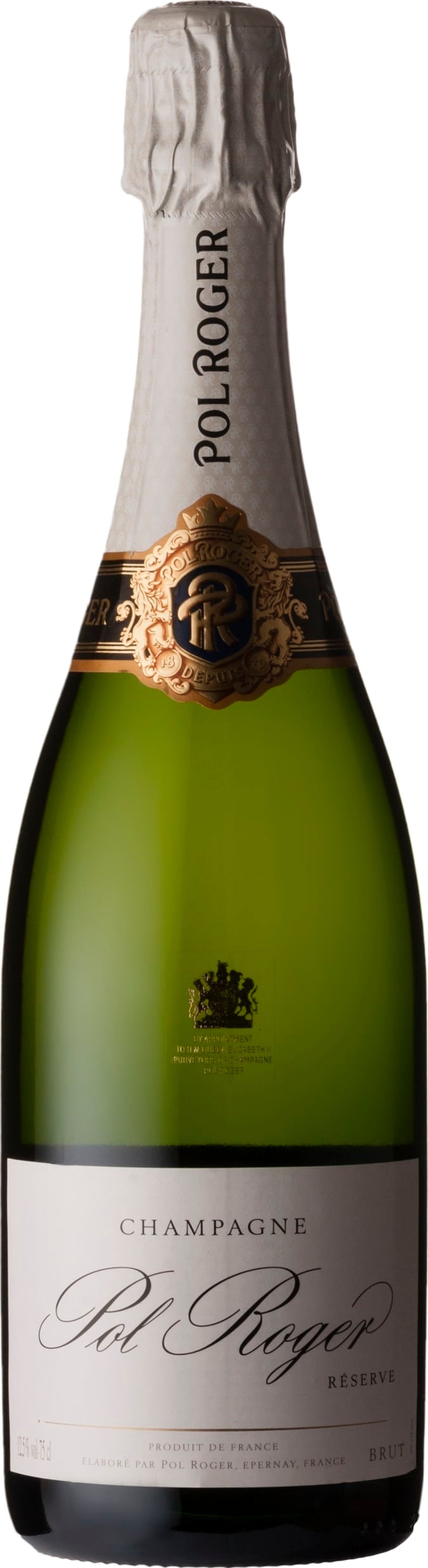 Various Wine White/Green Pol Roger Brut Reserve 75Cl Nv - Pack Of 6