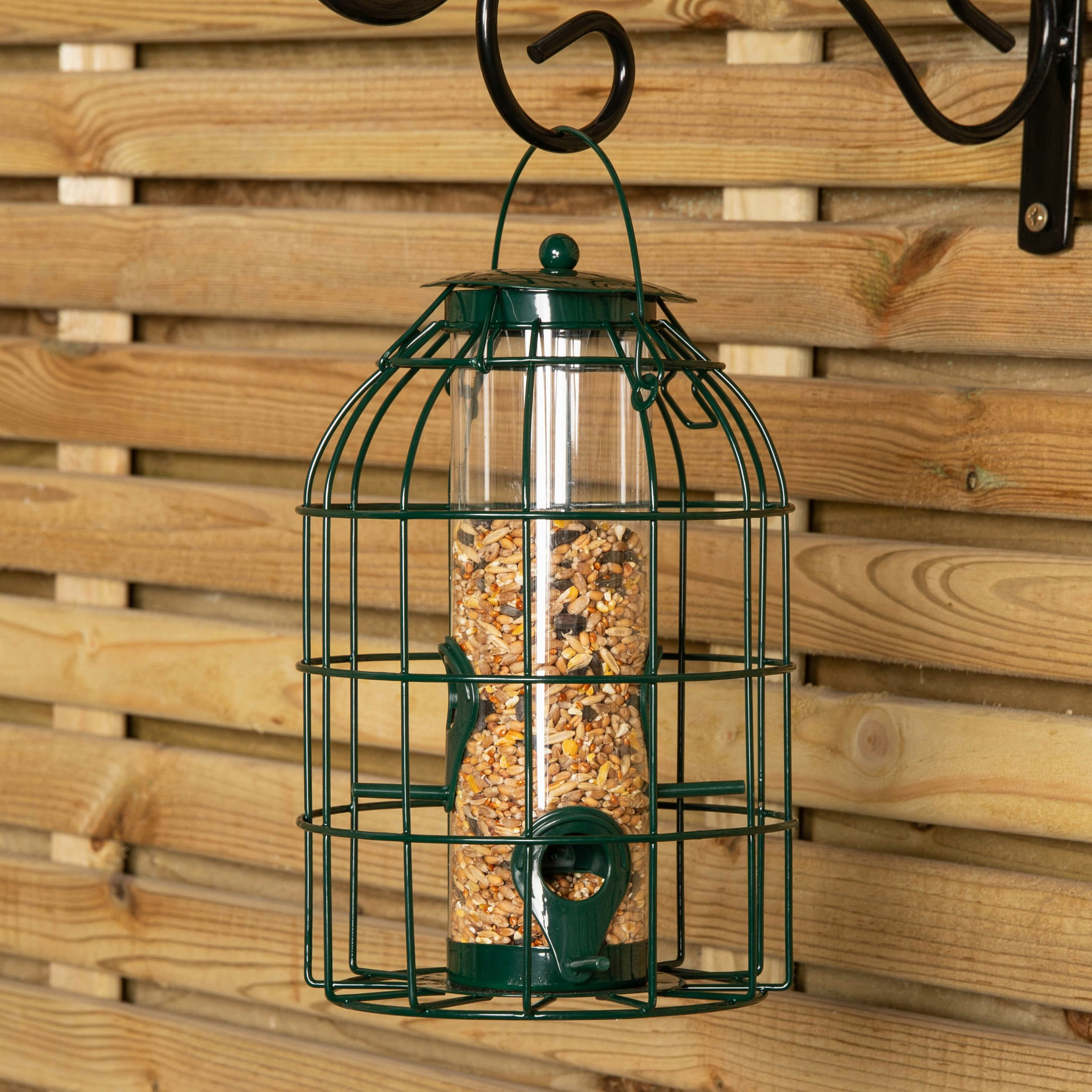 Rackhams Wild Bird Seed Feeder Cage With Squirrel Guard