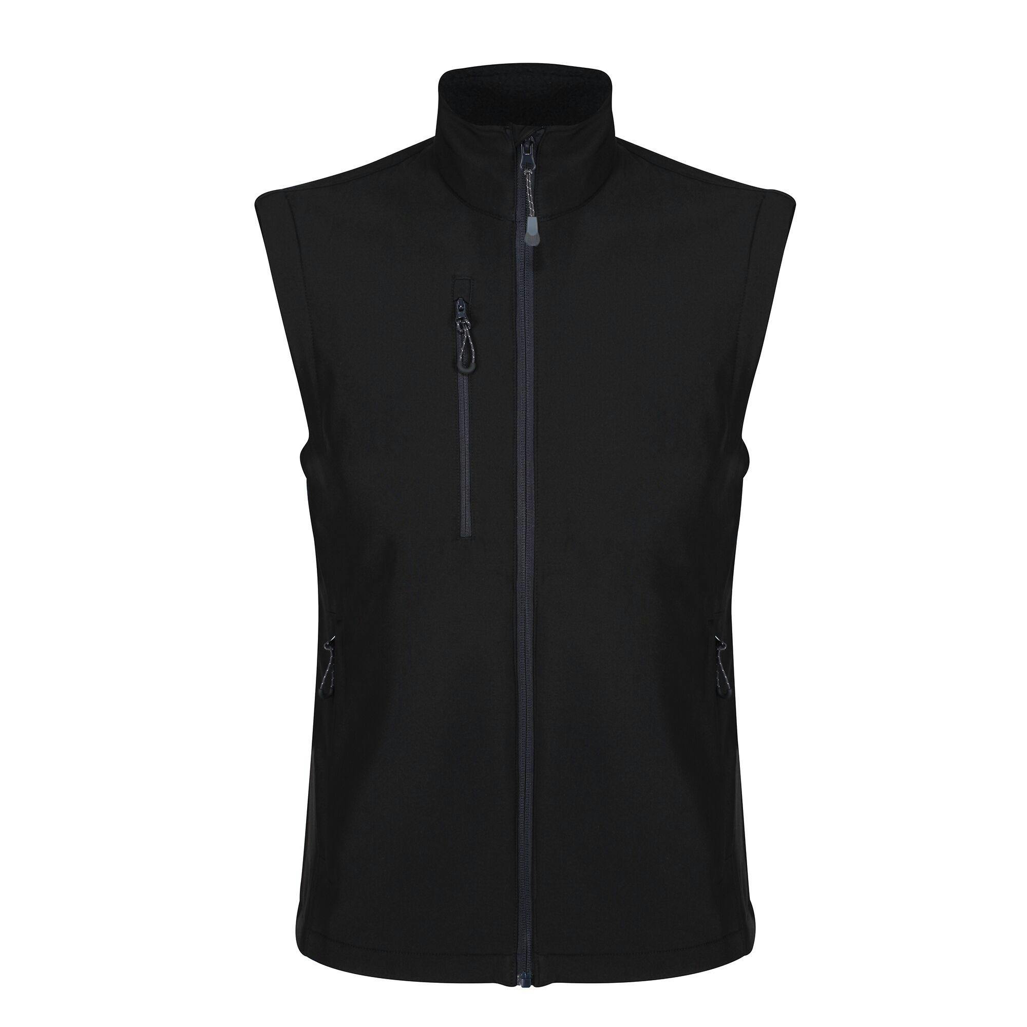 Regatta Men's Black Honestly Made Recycled Softshell Bodywarmer - 3XL - 100% Recycled Polyester