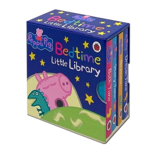 Ladybird Peppa Pig Bedtime Little Library Children Collection Board Books Set Size 4