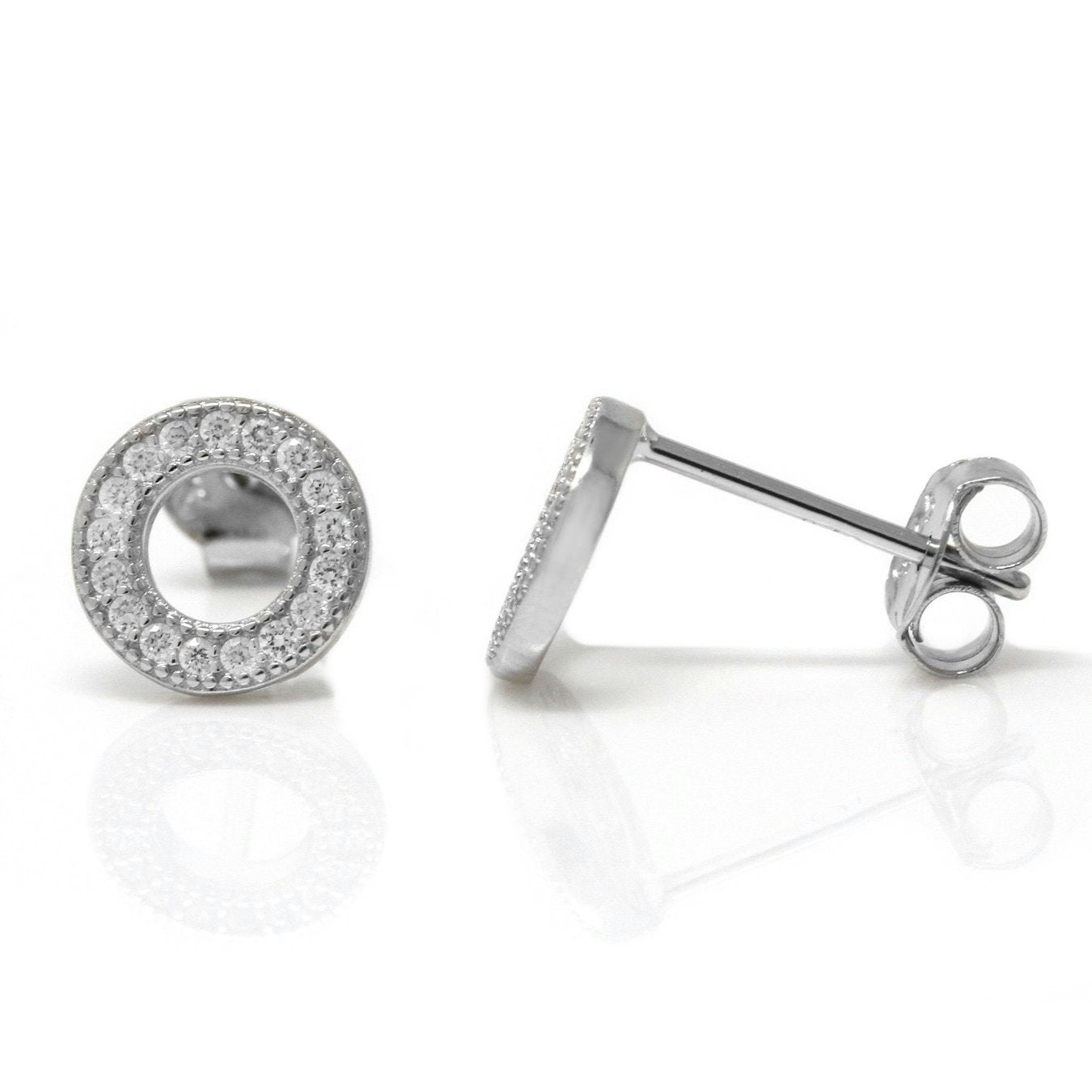 Say It With Silver Circle Of Life Earrings - Sterling