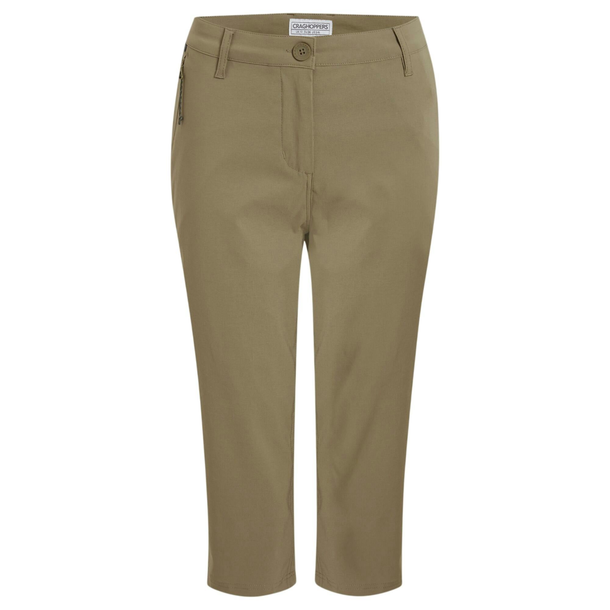 Craghoppers Women's Kiwi Pro Iii Cropped Trousers - Cardamom - 10 Uk - Cardamom - 96% Polyamide-Nylon/4% Elastane