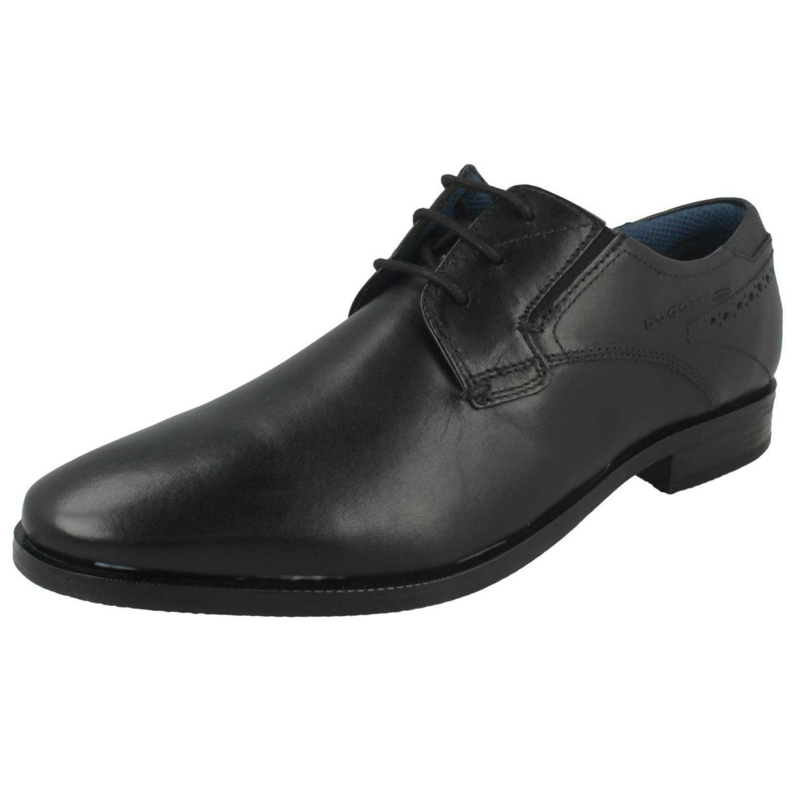 Bugatti Men's Black Lace Up Formal Shoes - Uk 7.5