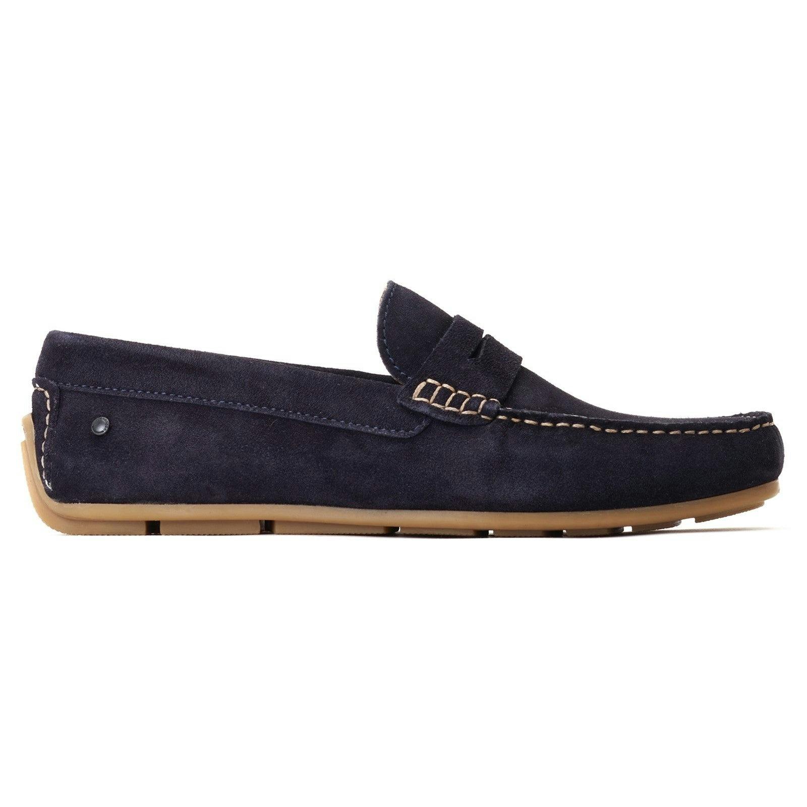 Base London Men's Collins Shoes Navy - Uk 10 - Navy