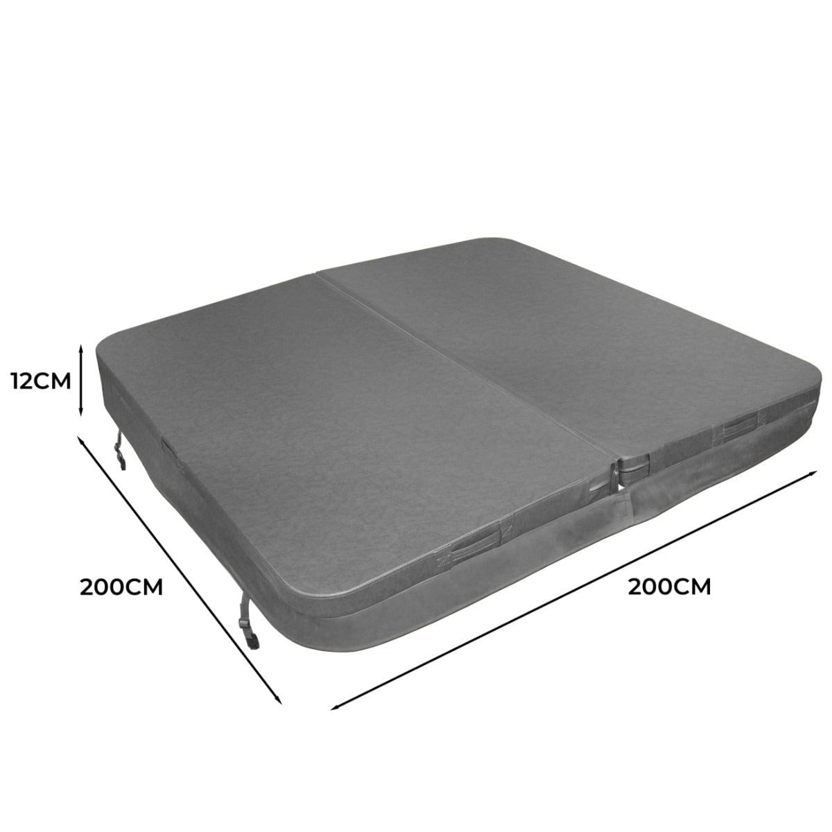 Rackhams Grey 2M Hot Tub Spa Cover