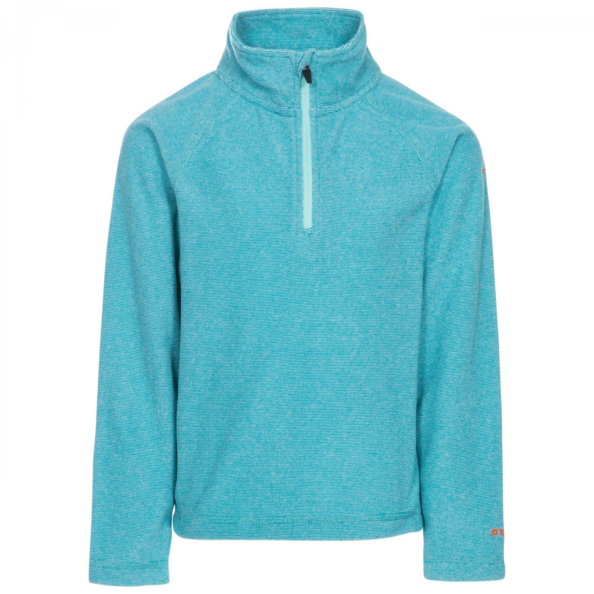 Trespass Girls Childrens Meadows Fleece - Marine - 7-8 Years - Marine - 100% Polyester