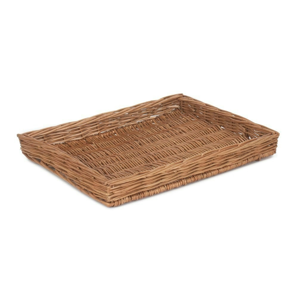 Rackhams Light Wicker Steamed Flat Serving Tray