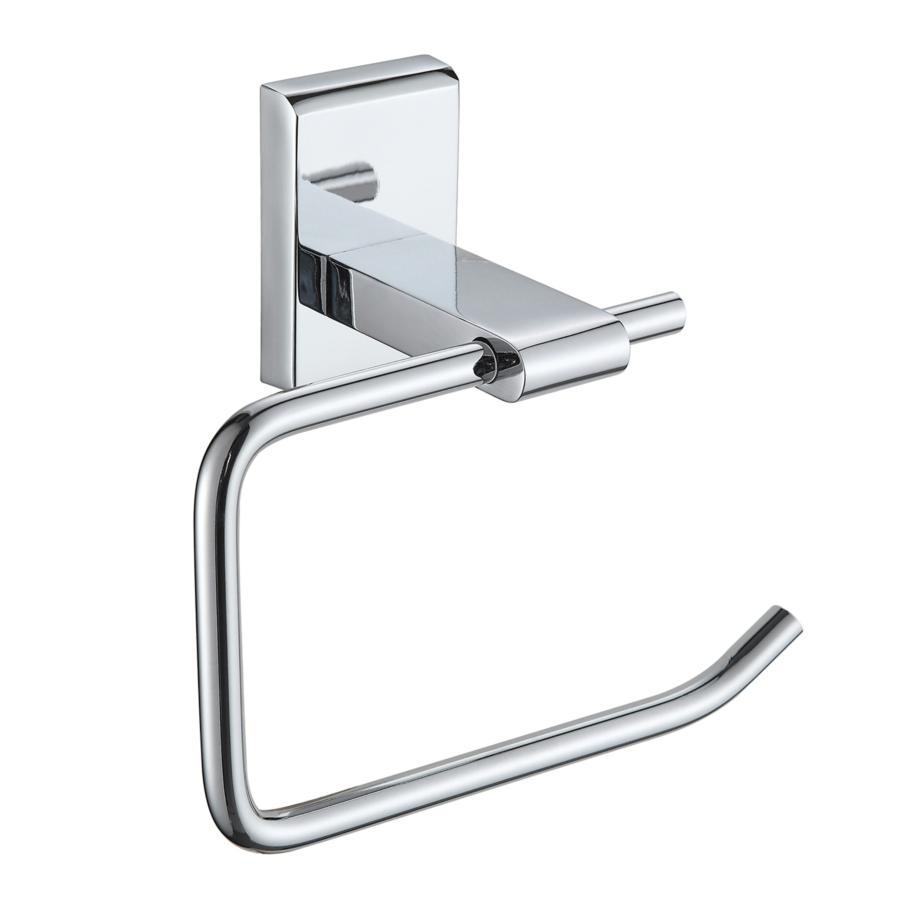 Rackhams Unity Chrome Stainless Steel Wall Mounted Toilet Roll Holder