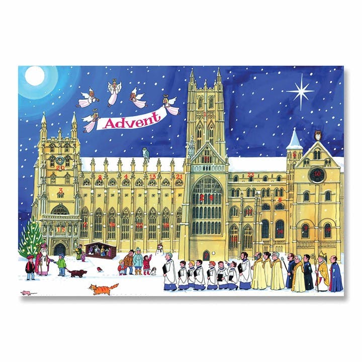 Rackhams Alison Gardiner, Christmas At The Cathedral A3 Traditional Advent Calendar, Advent Calendars And Cards, Month To View, Family, Gift