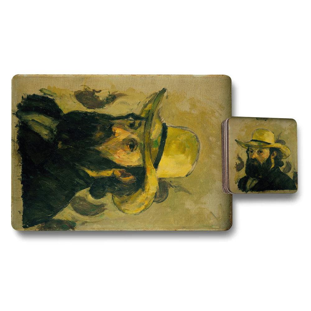 Rackhams Designer Artwork Placemat And Coaster Set, Wood Bottom, High End Print Technology, Limited Edition