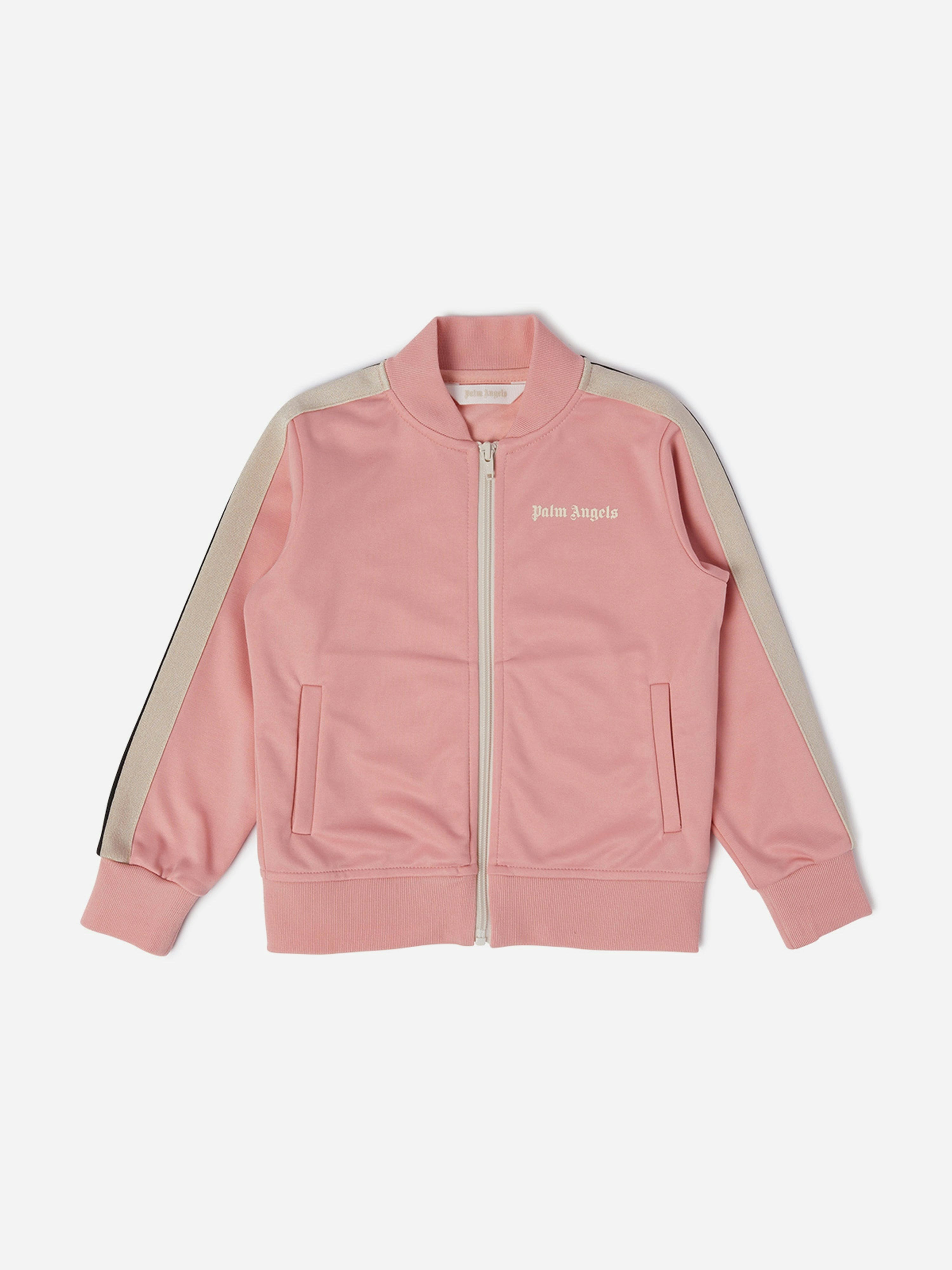 Palm Angels Girls Pink Track Jacket In - 10 Yrs