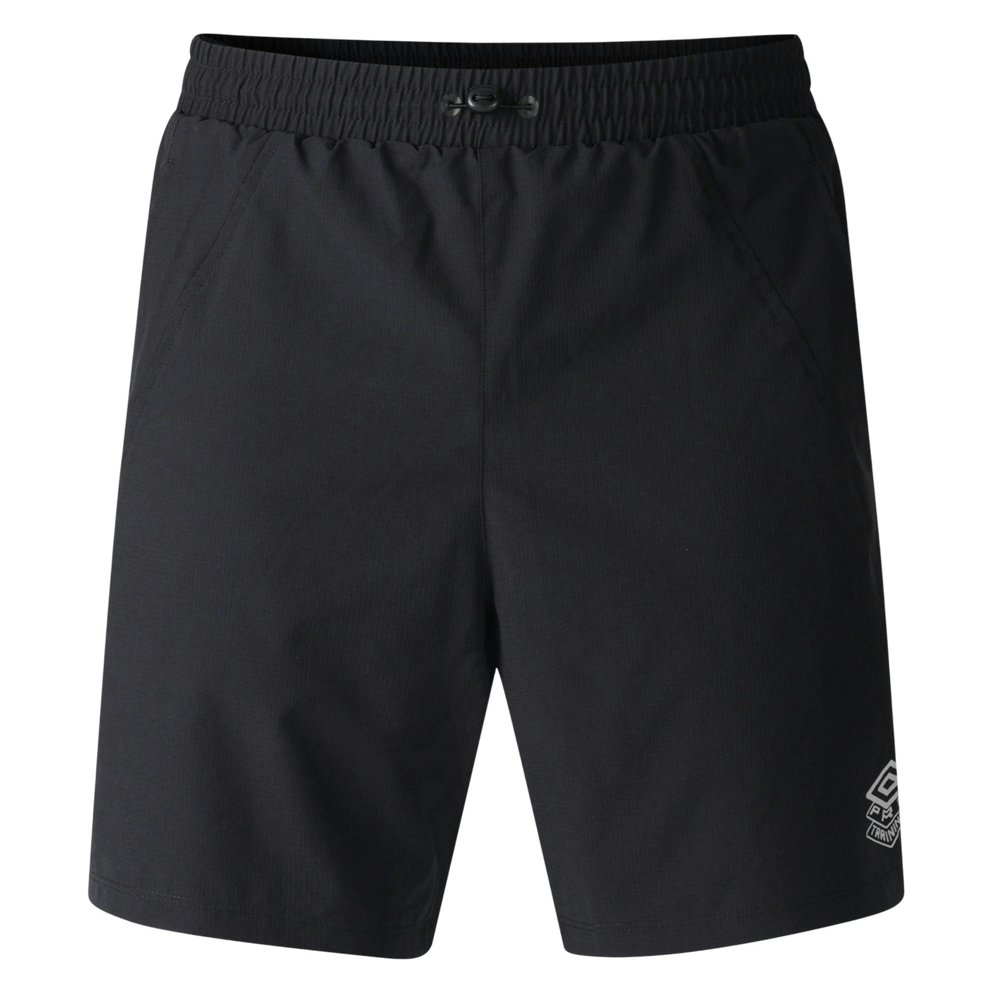 Umbro Men's Black Pro Training Woven Shorts - Xxl - 100% Polyester