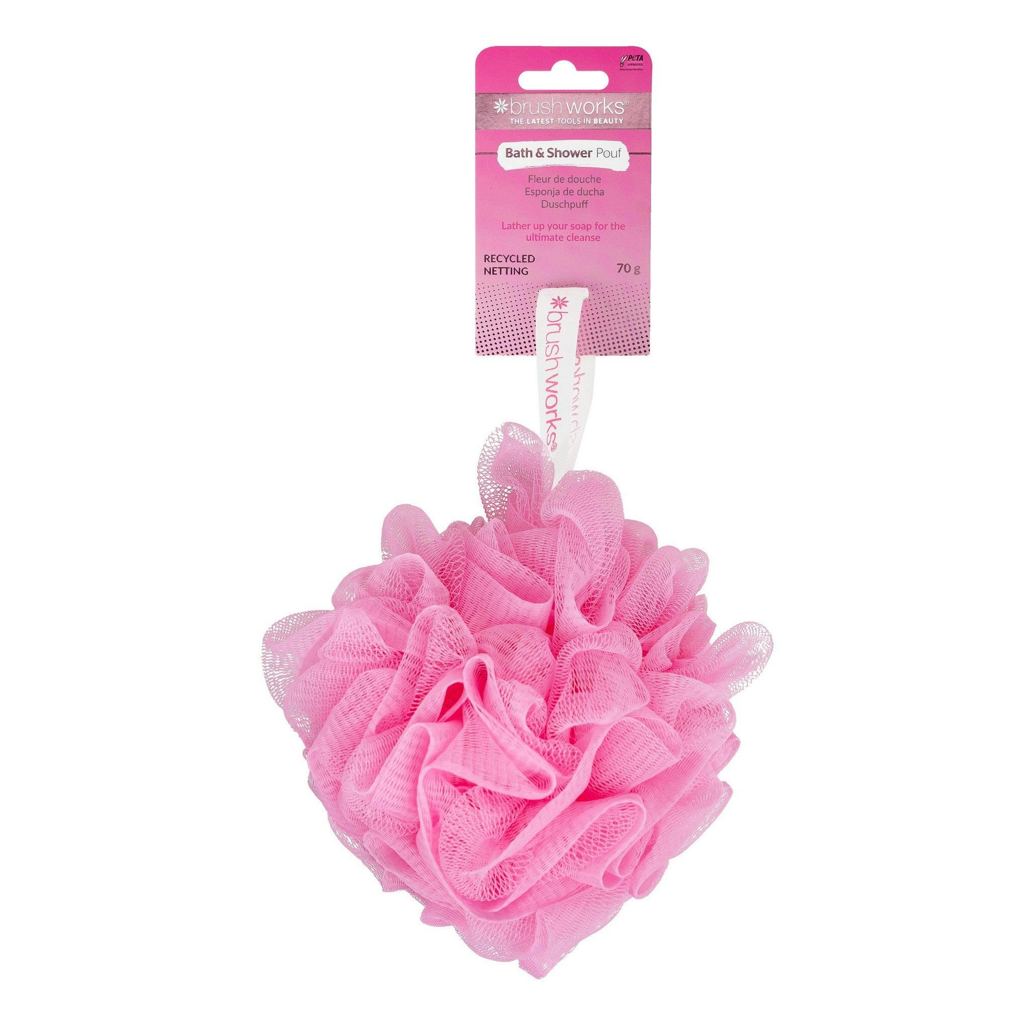 Brushworks Bath & Shower Pouf - 70G
